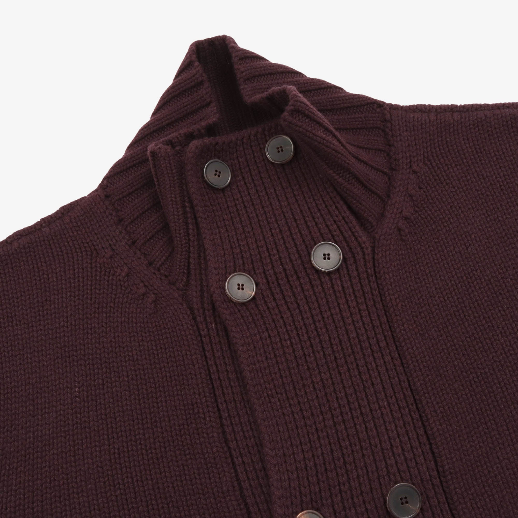 Bordeaux Pure Cashmere Cardigan