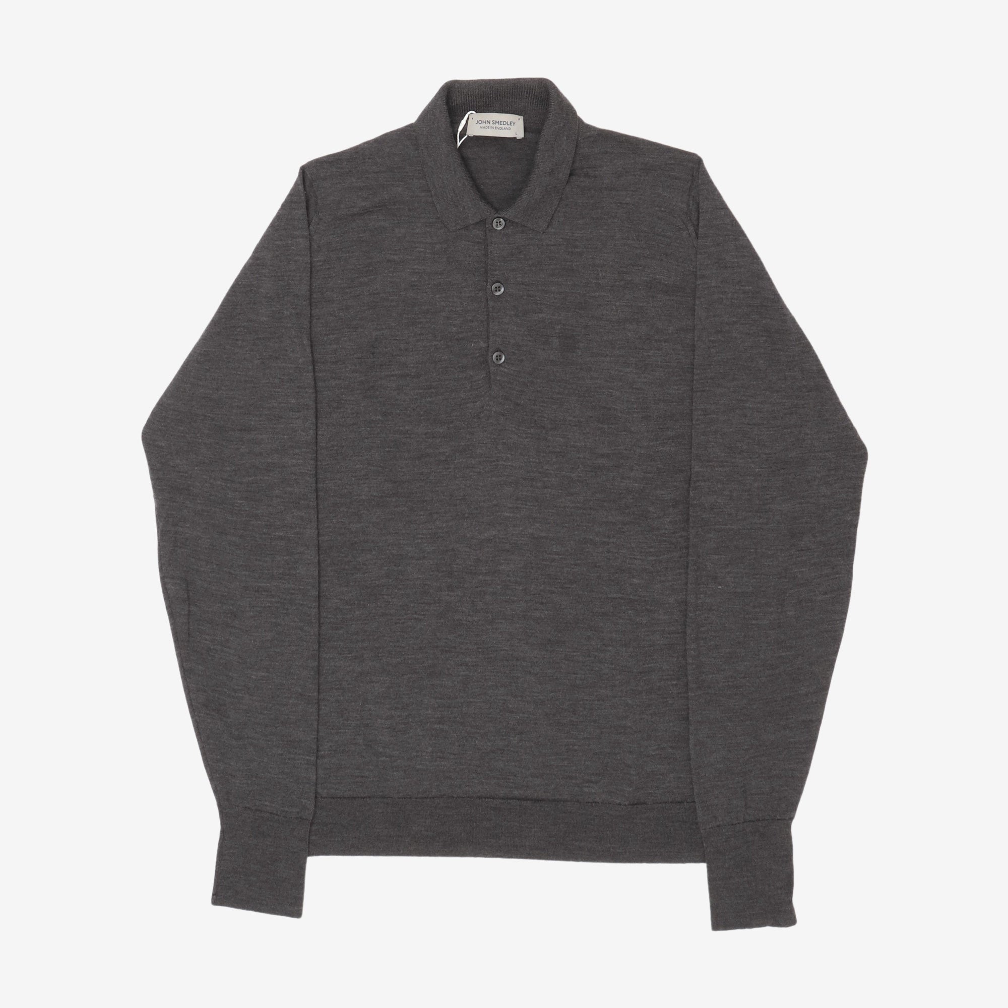 LS Merino Wool Polo Shirt