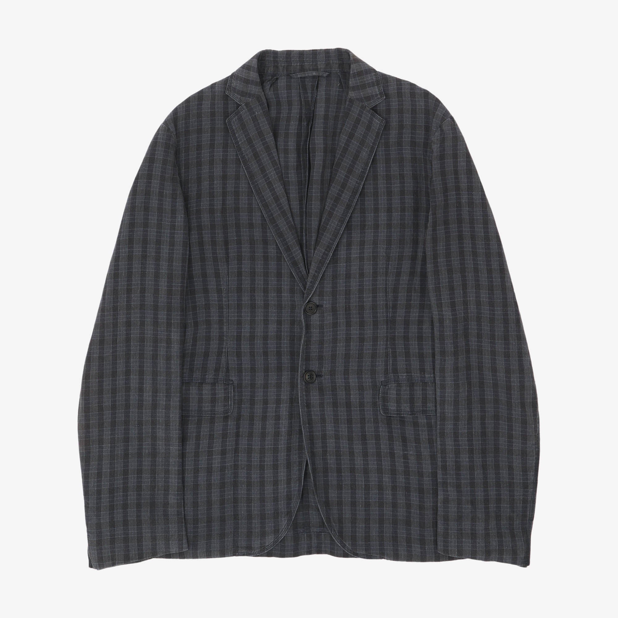 Linen Check Antibes Suit