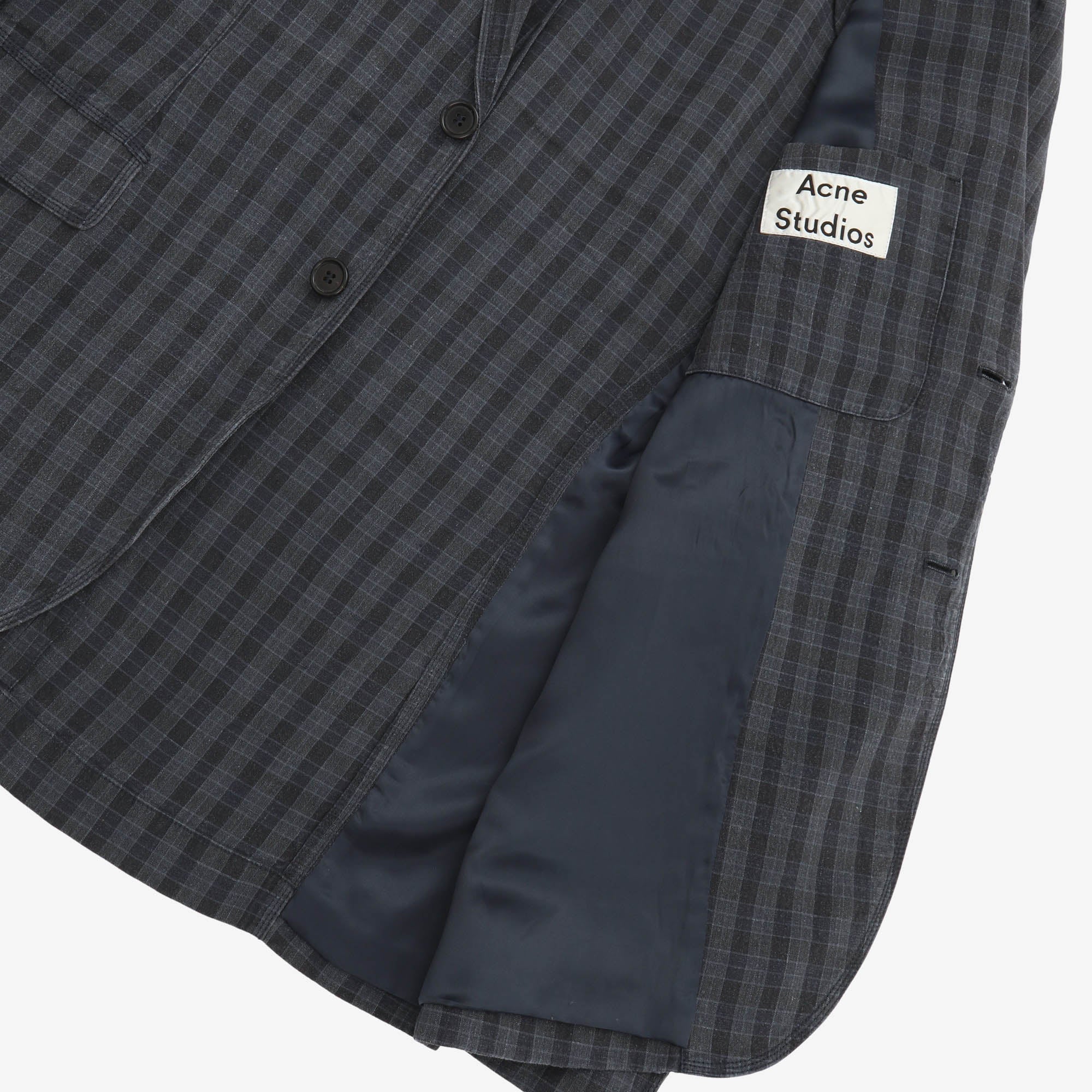 Linen Check Antibes Suit