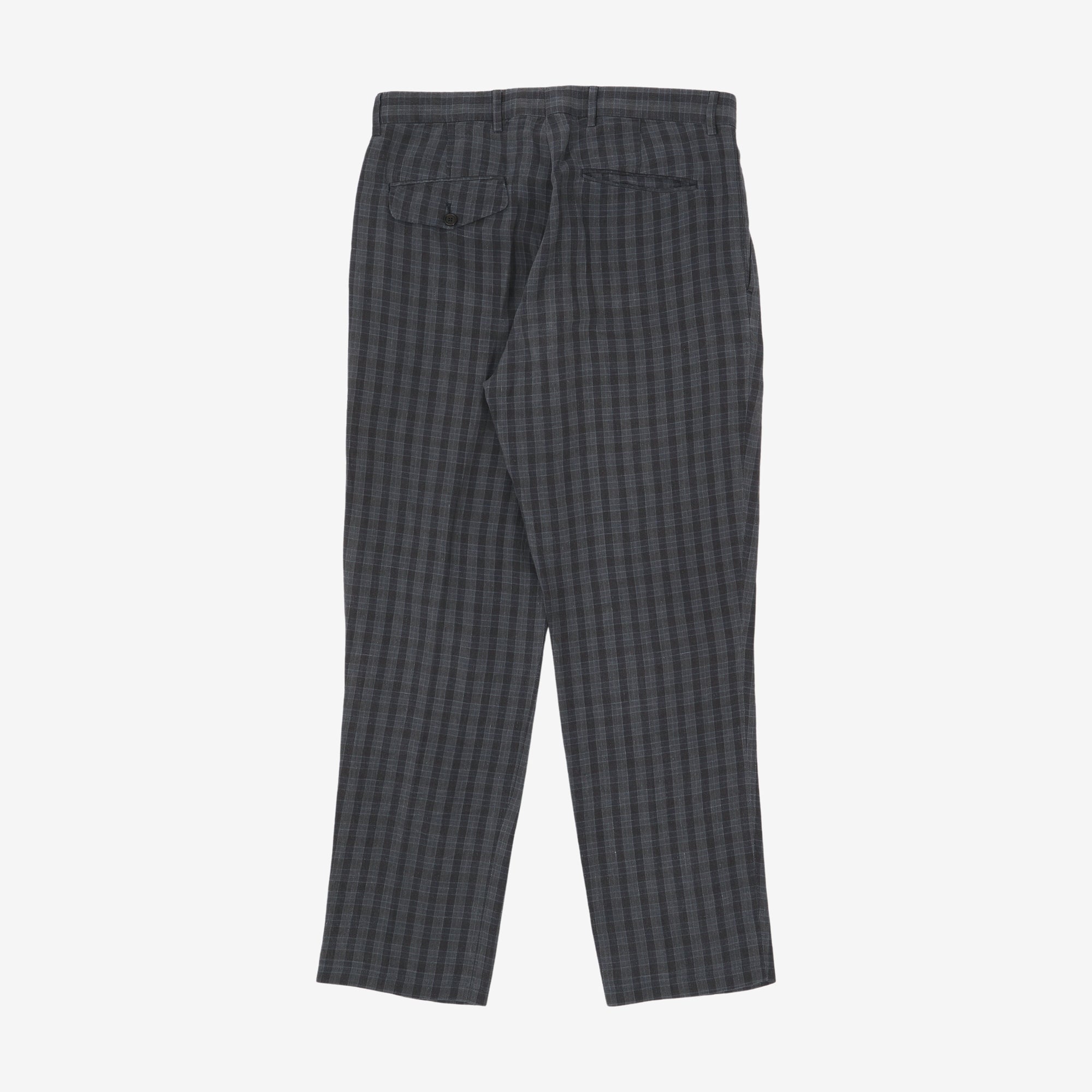 Linen Check Antibes Suit