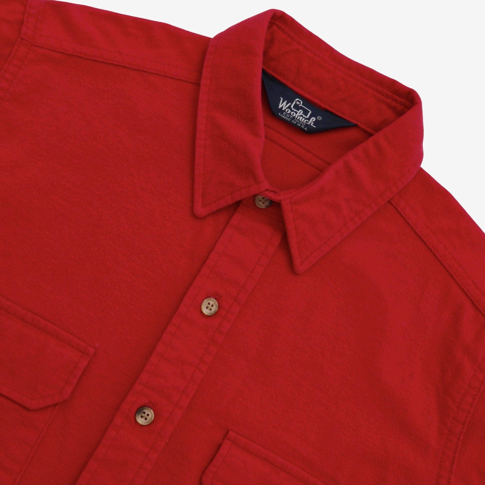 Brushed Flannel Work Shirt