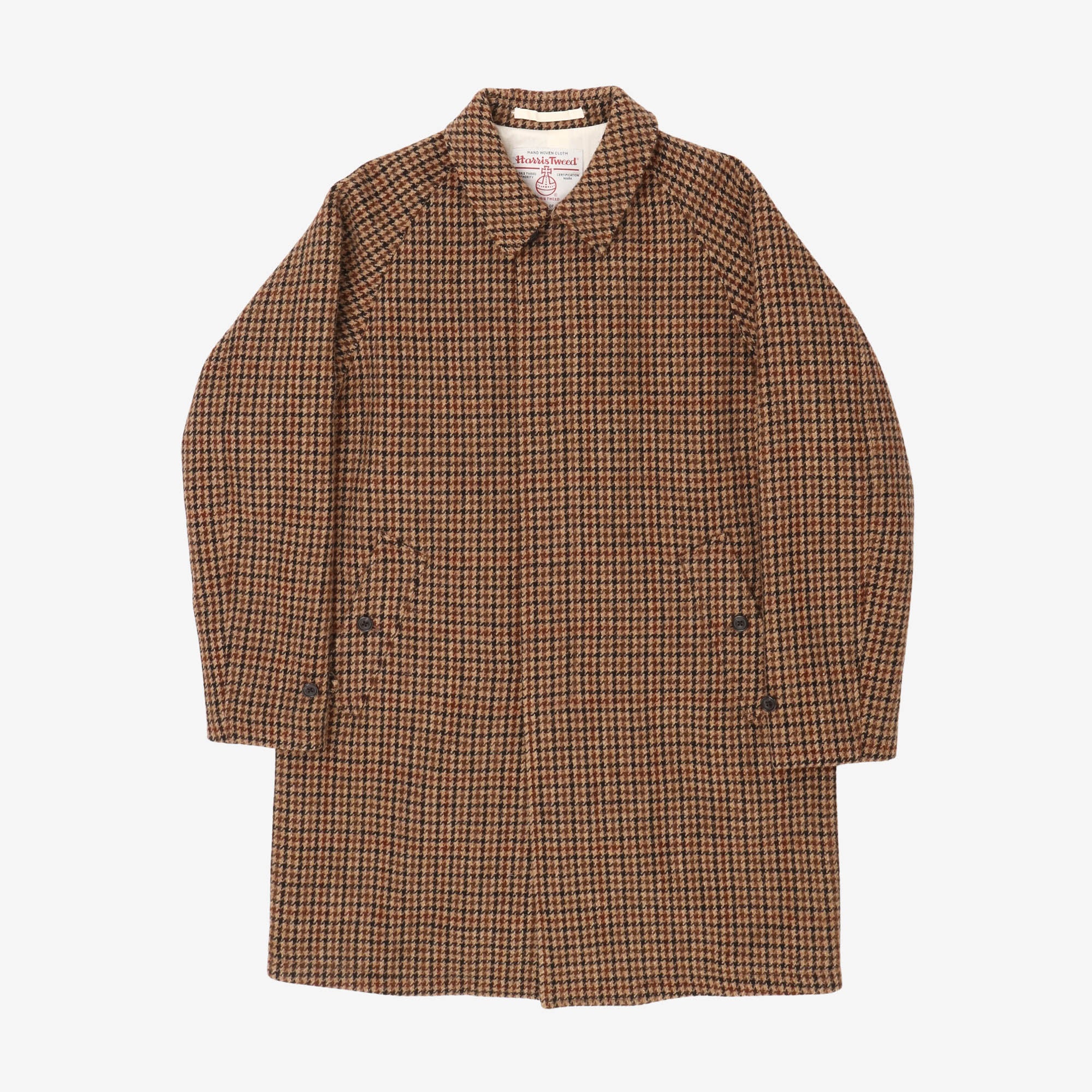 Harris Tweed Balmacaan Coat