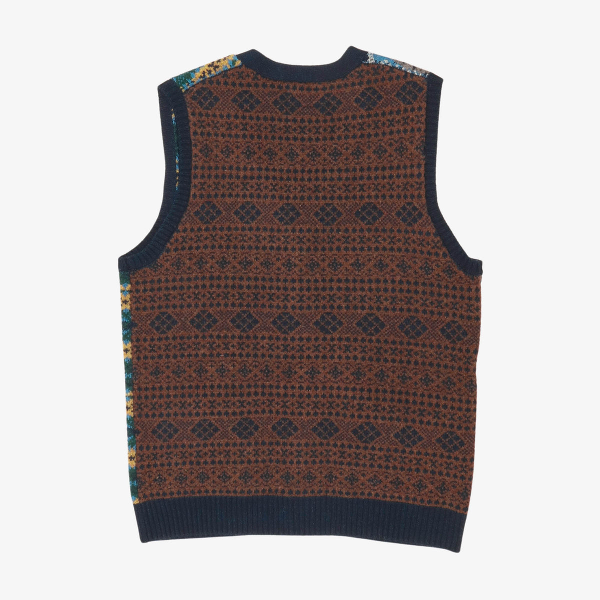 Beams Plus Fair Isle Button Knit Vest – Marrkt