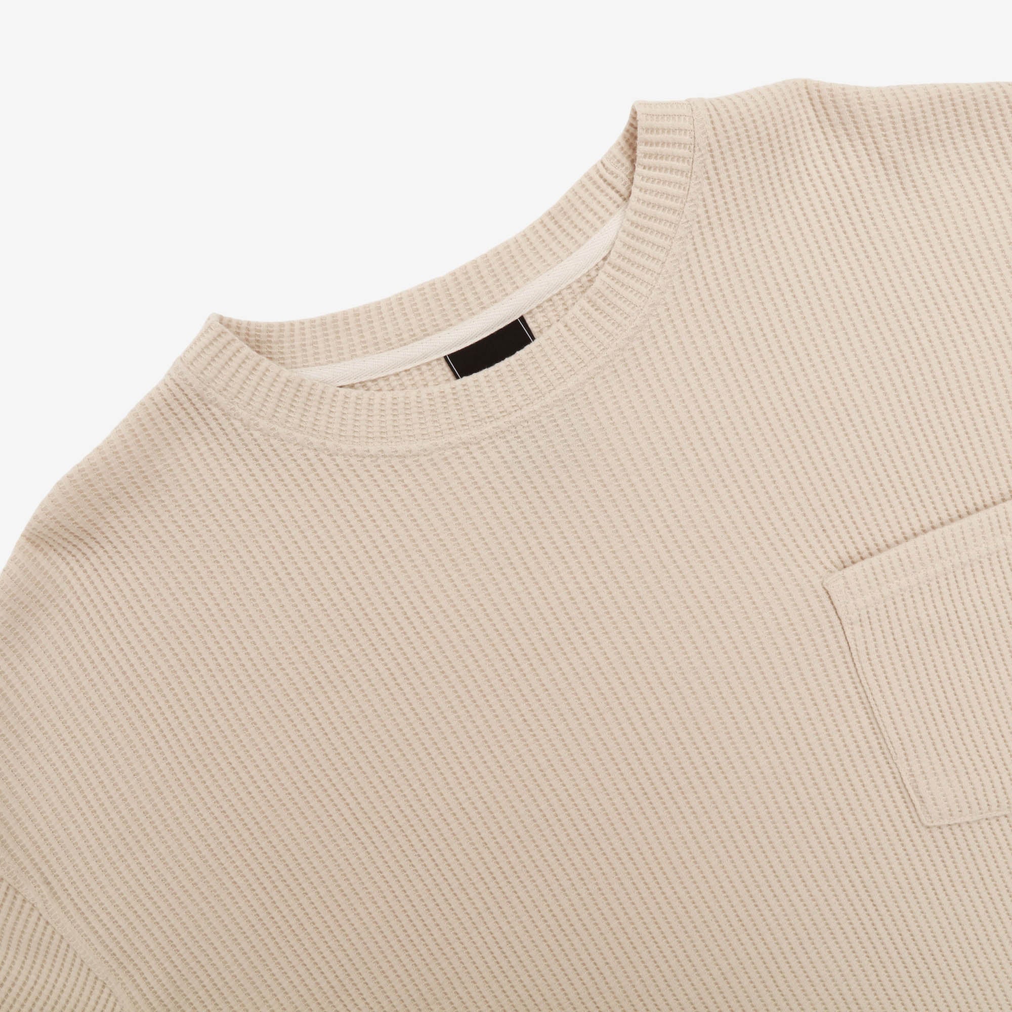 Oversized Waffle Pocket Tee