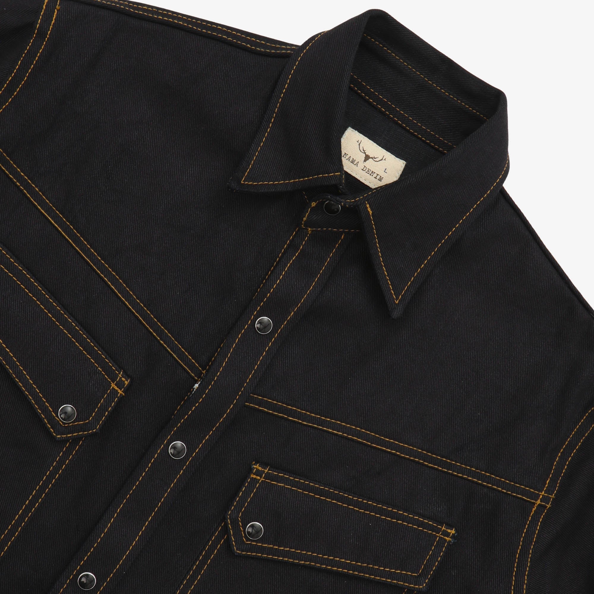 Selvedge Denim Western Shirt