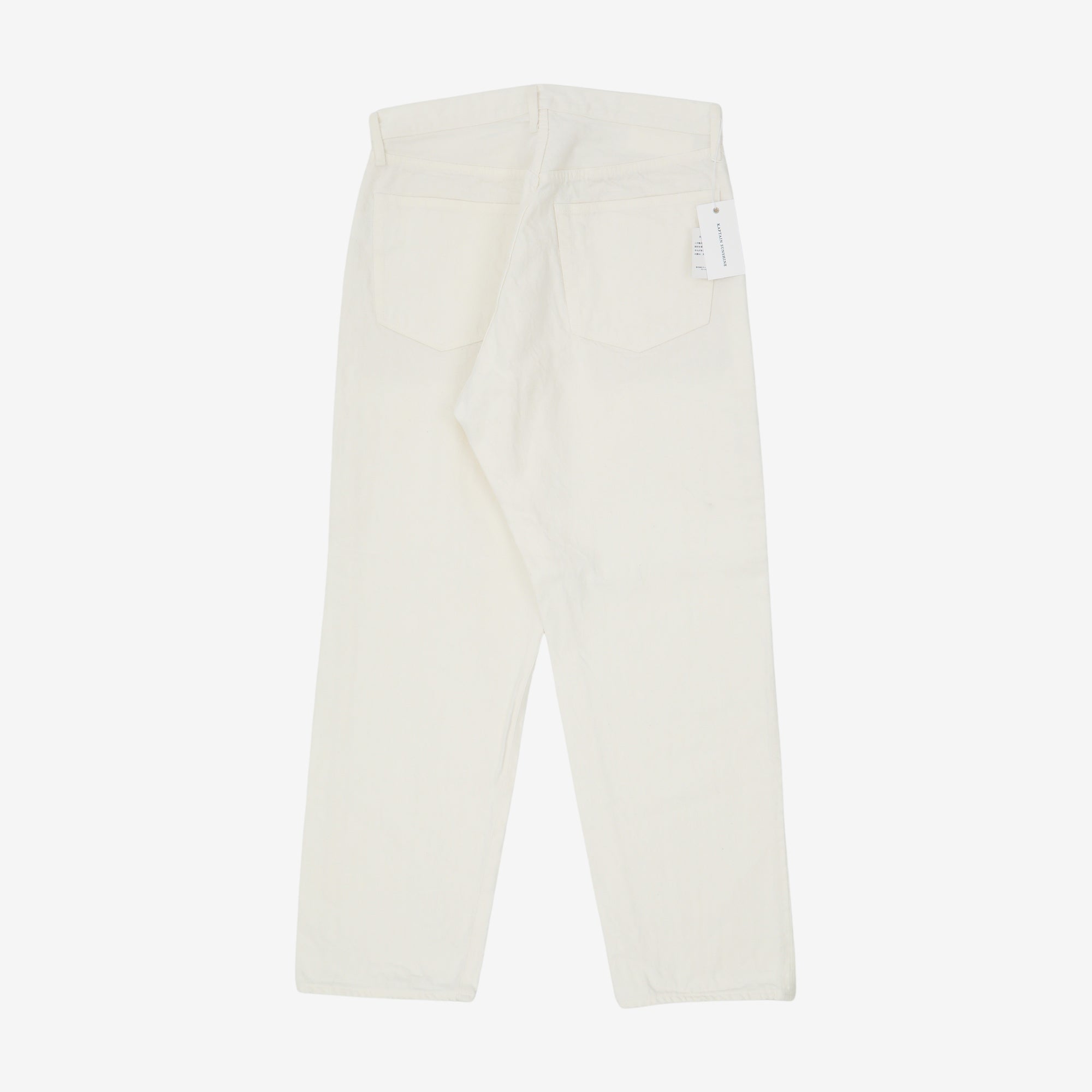 5P Zipper Front Denim Pants (34W X 31L)