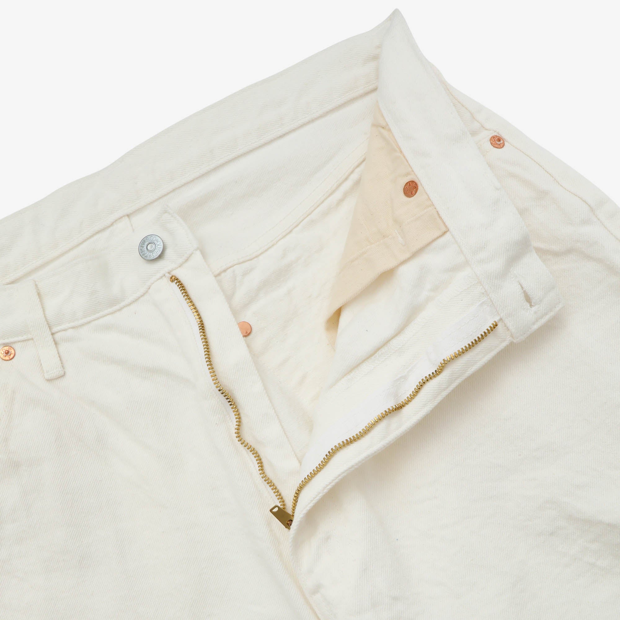 5P Zipper Front Denim Pants (34W X 31L)