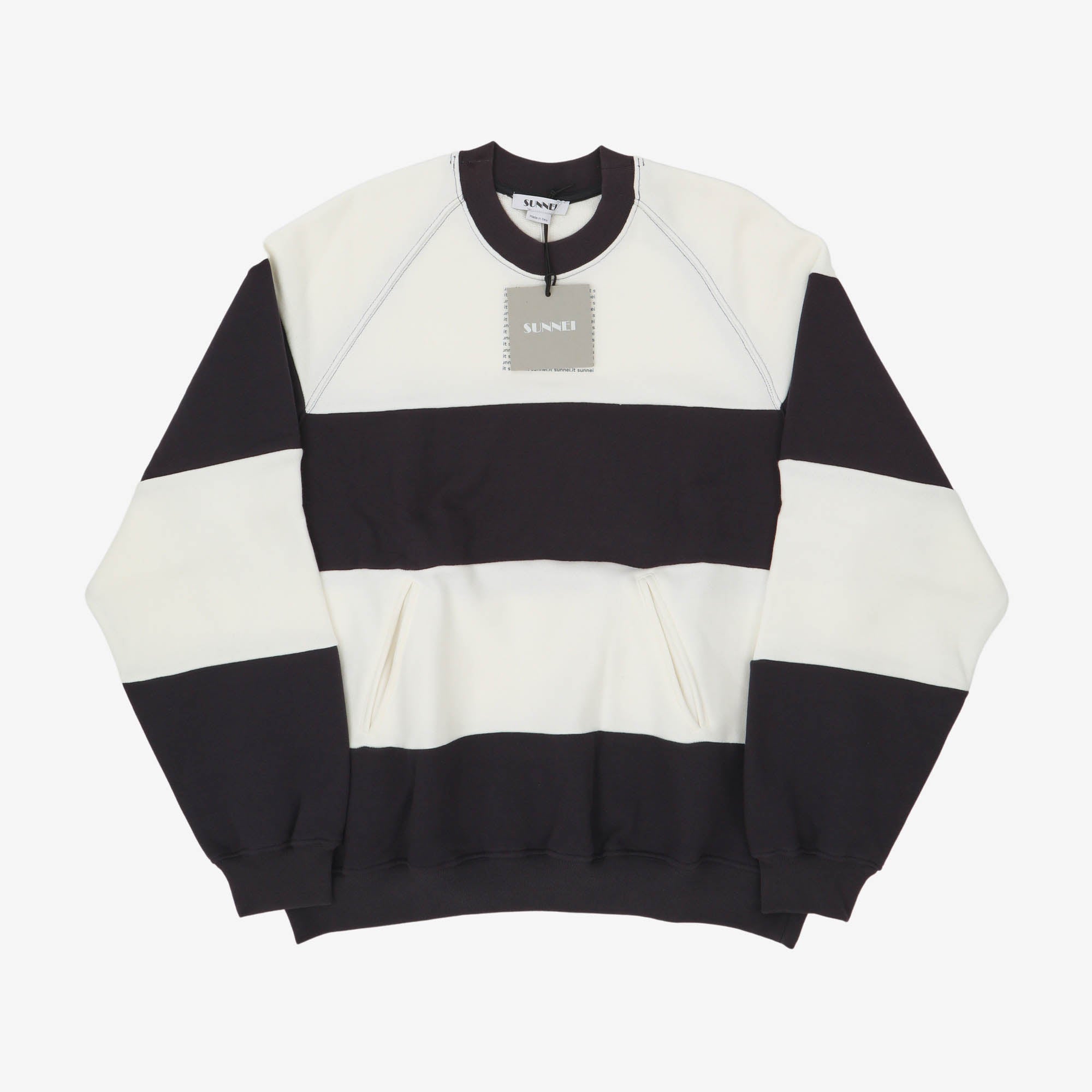 Striped Crewneck Sweatshirt