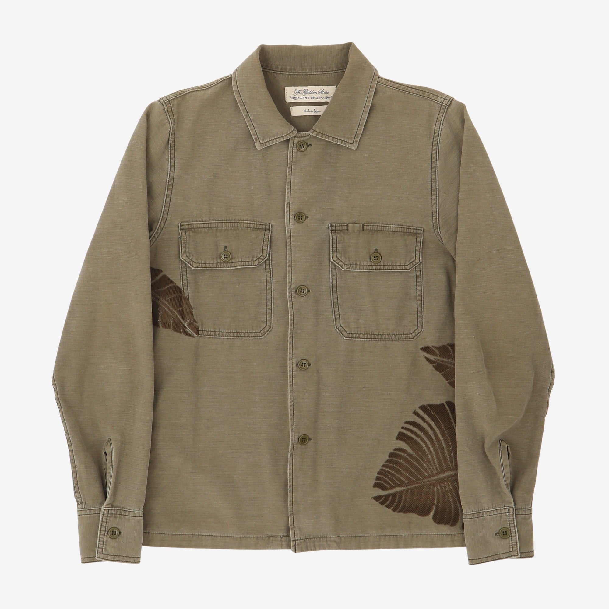 Embroidered Fatigue Shirt