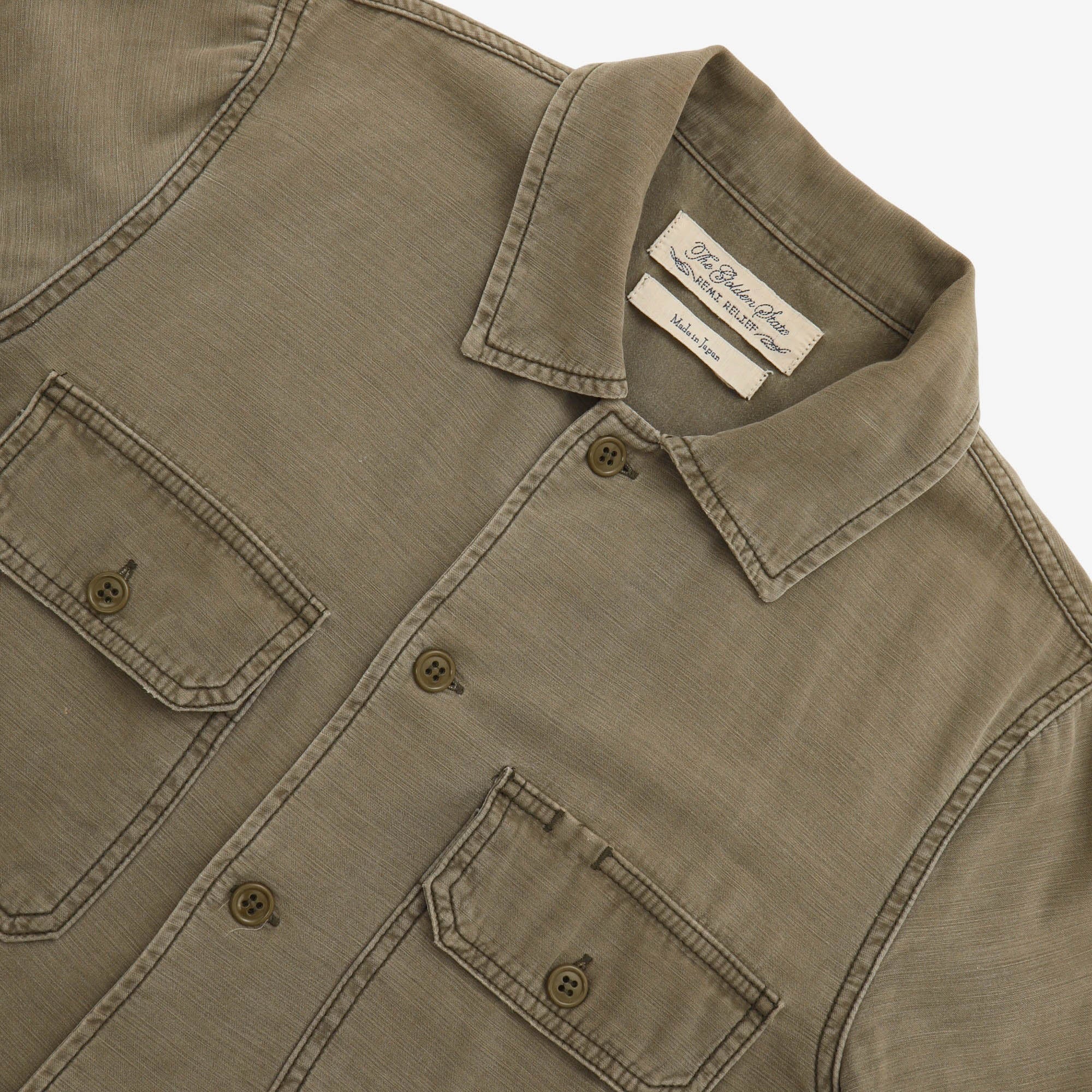 Embroidered Fatigue Shirt