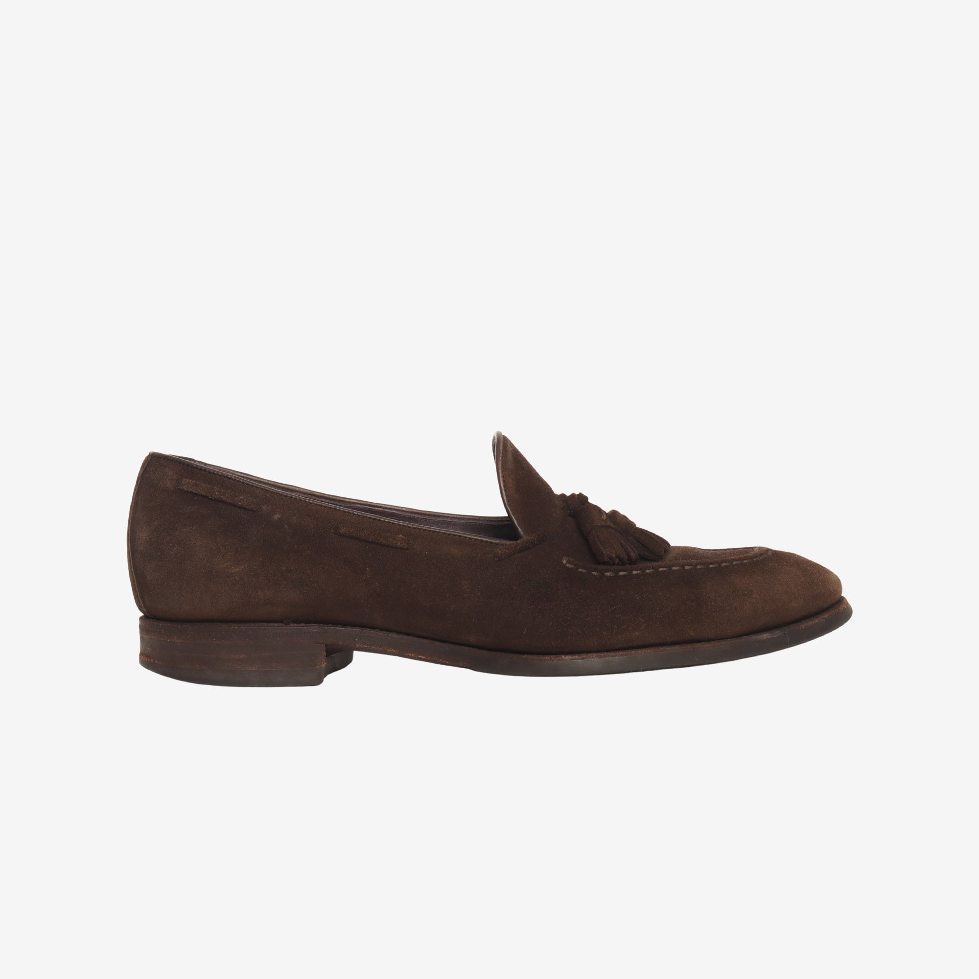 Suede Tassel Loafers