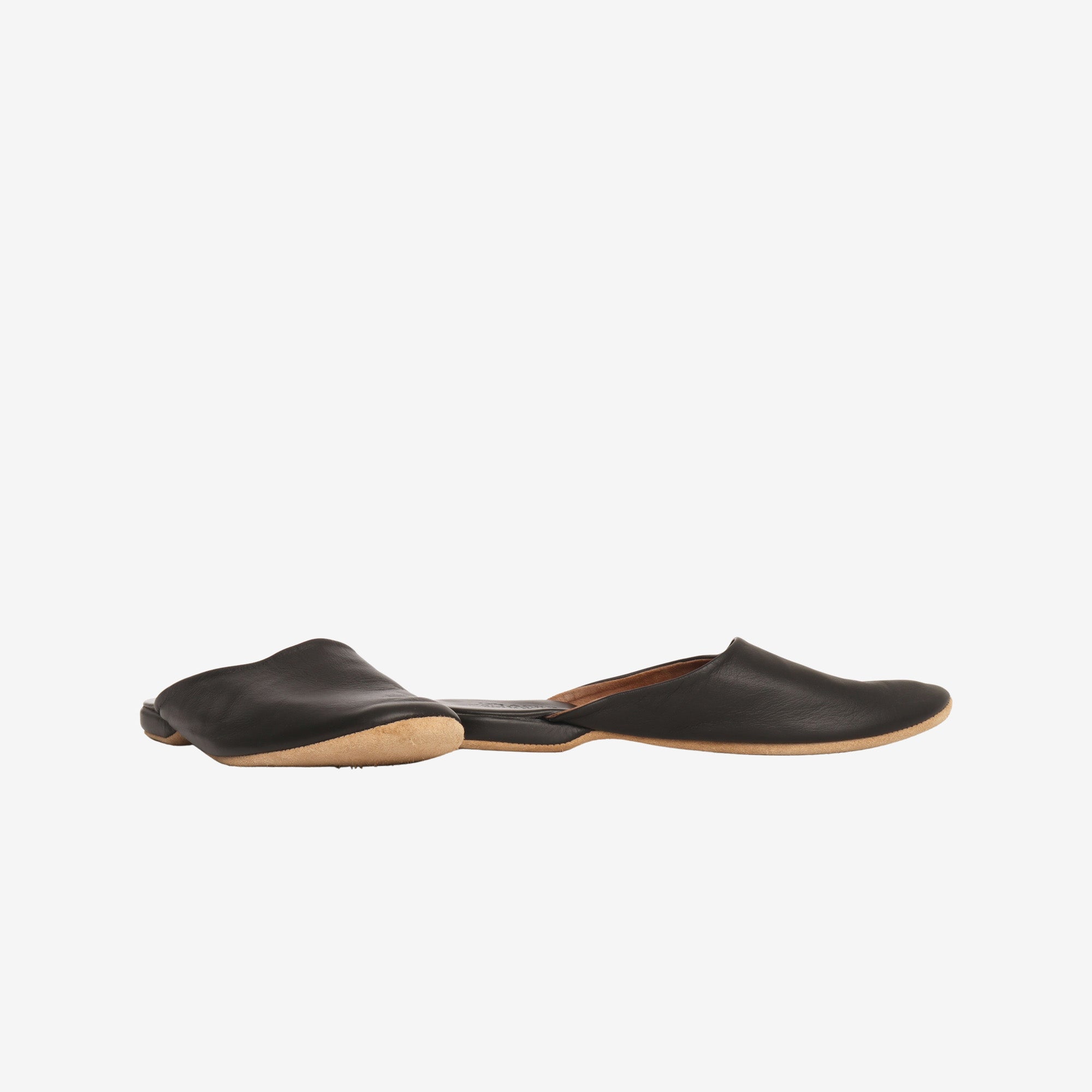 Leather Mule Slippers