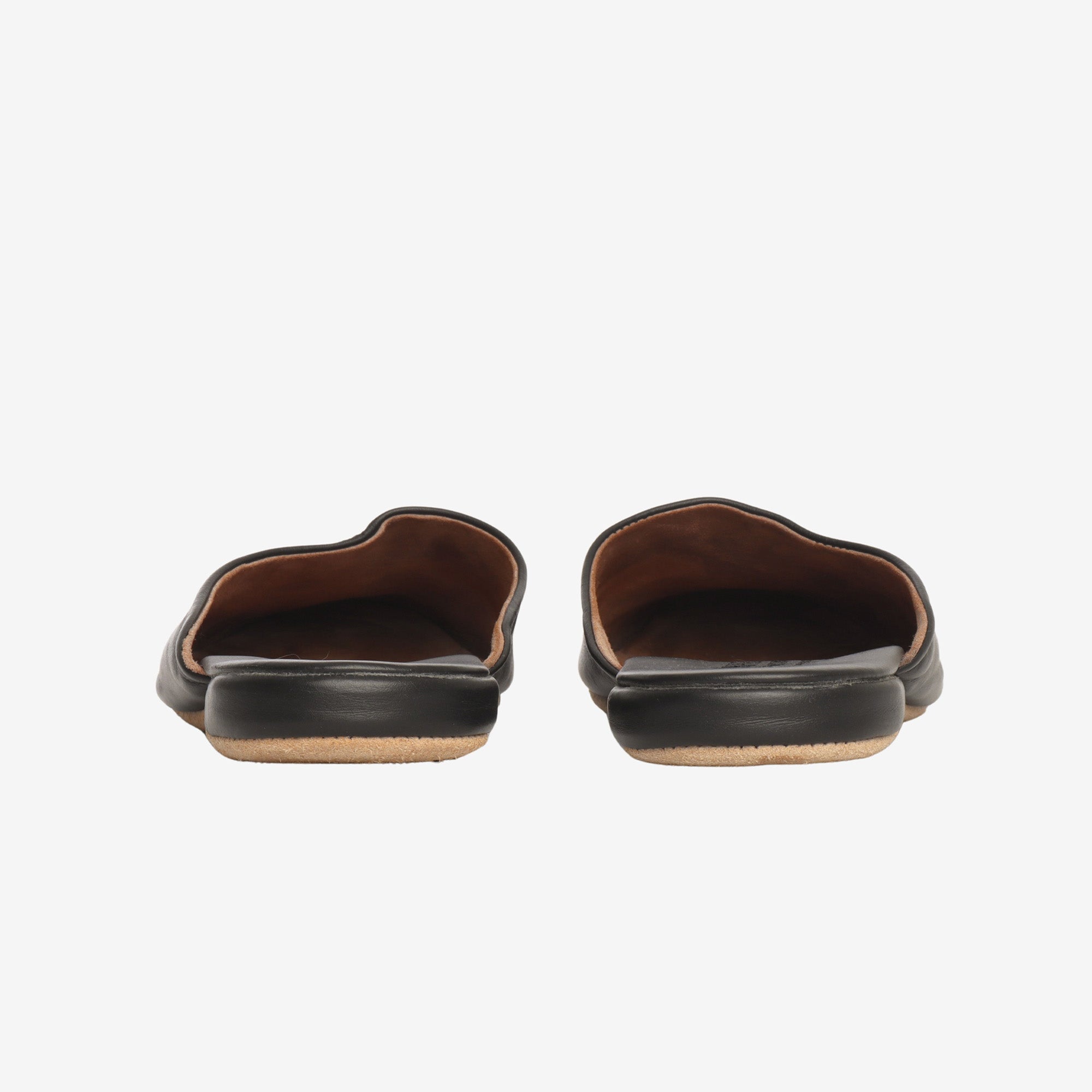 Leather Mule Slippers