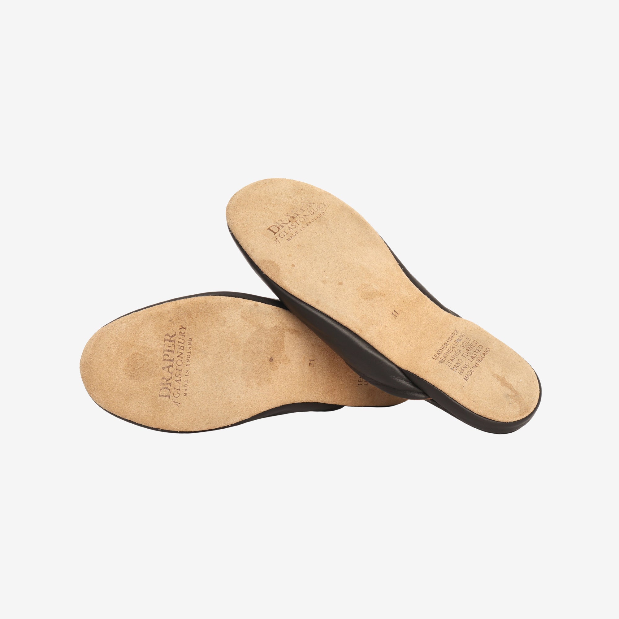 Leather Mule Slippers