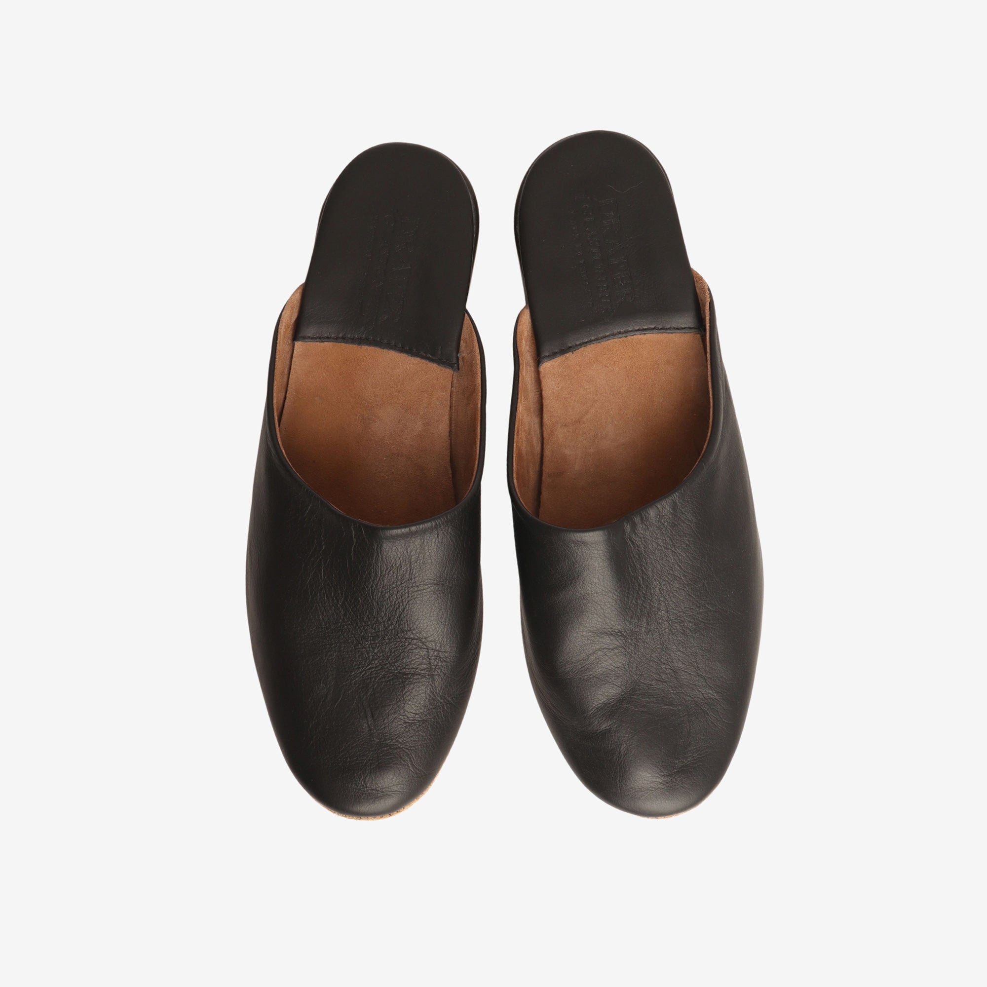 Leather Mule Slippers