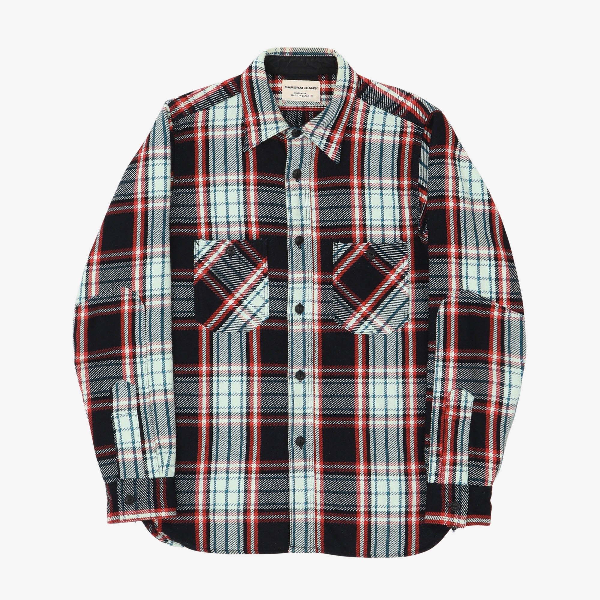 Heavy Flannel Plaid Shirt