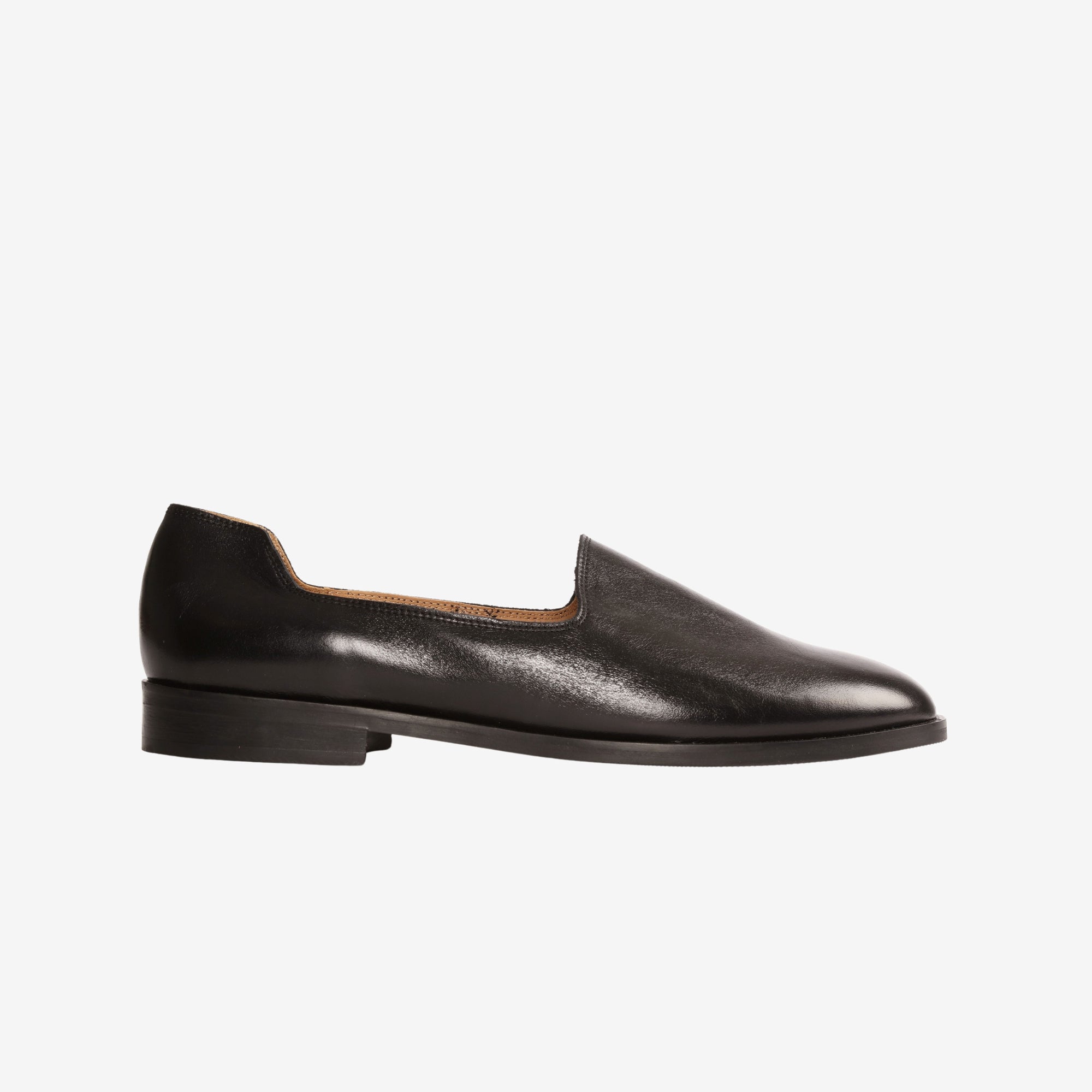 Slim Leather Slippers