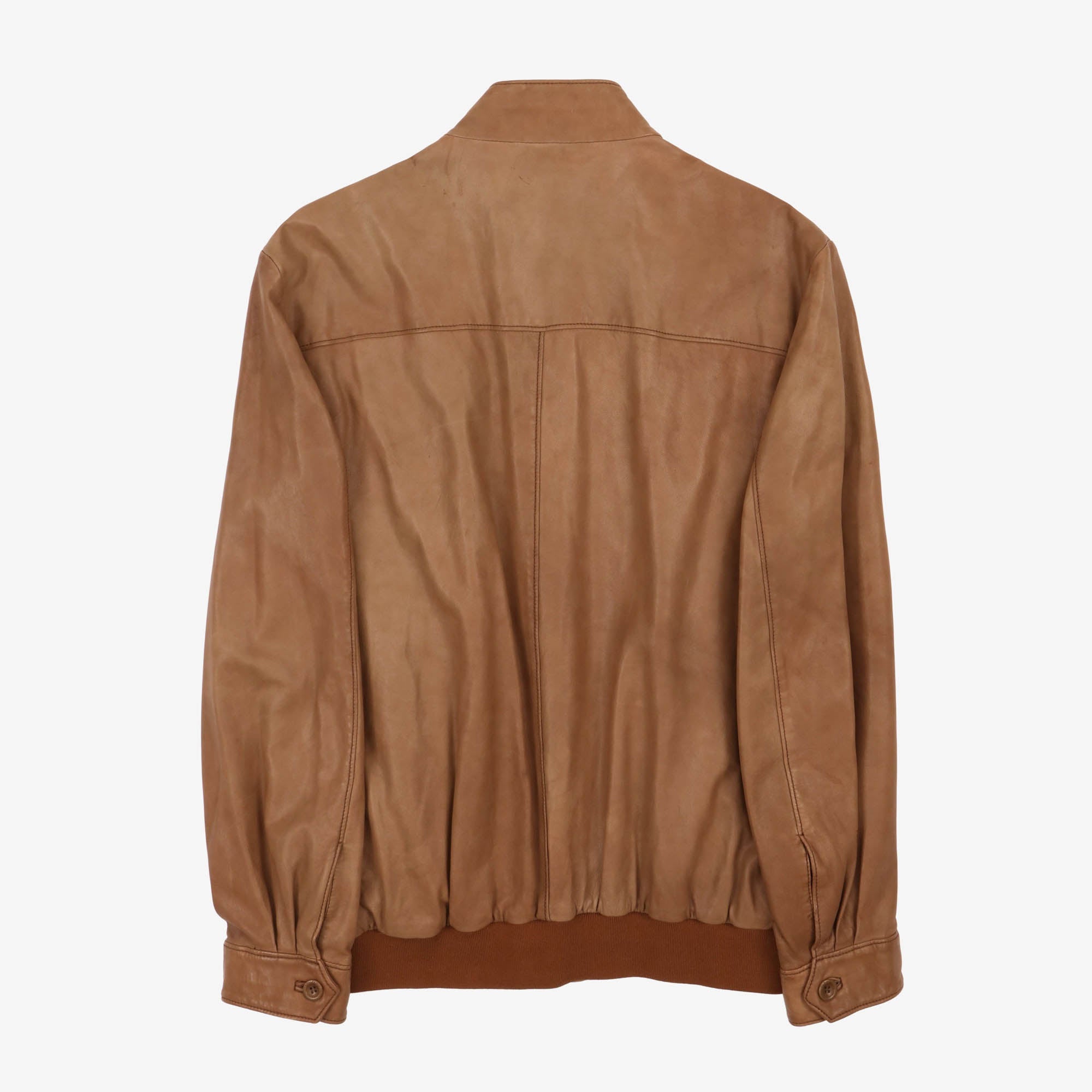 Leather Harrington