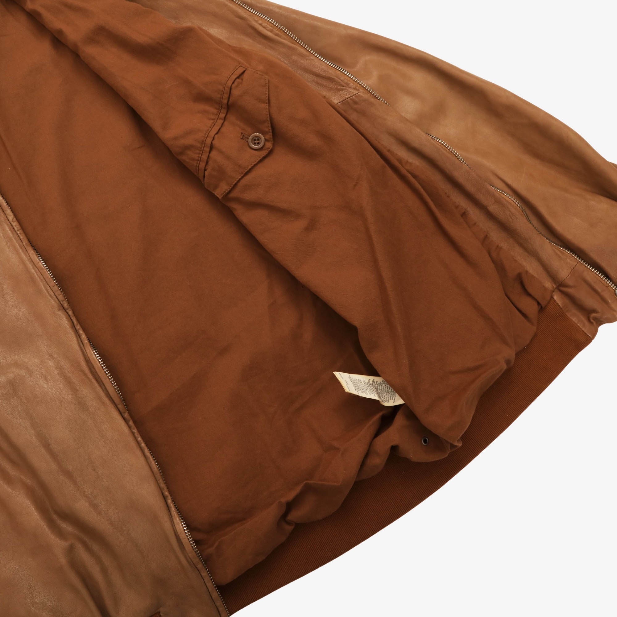 Leather Harrington