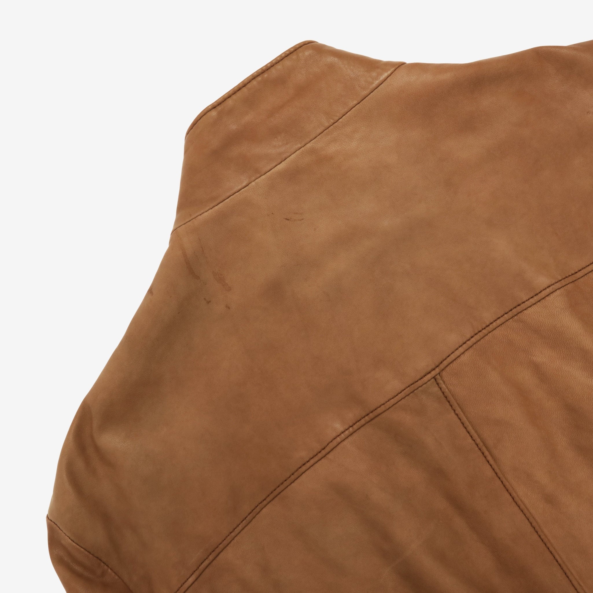 Leather Harrington