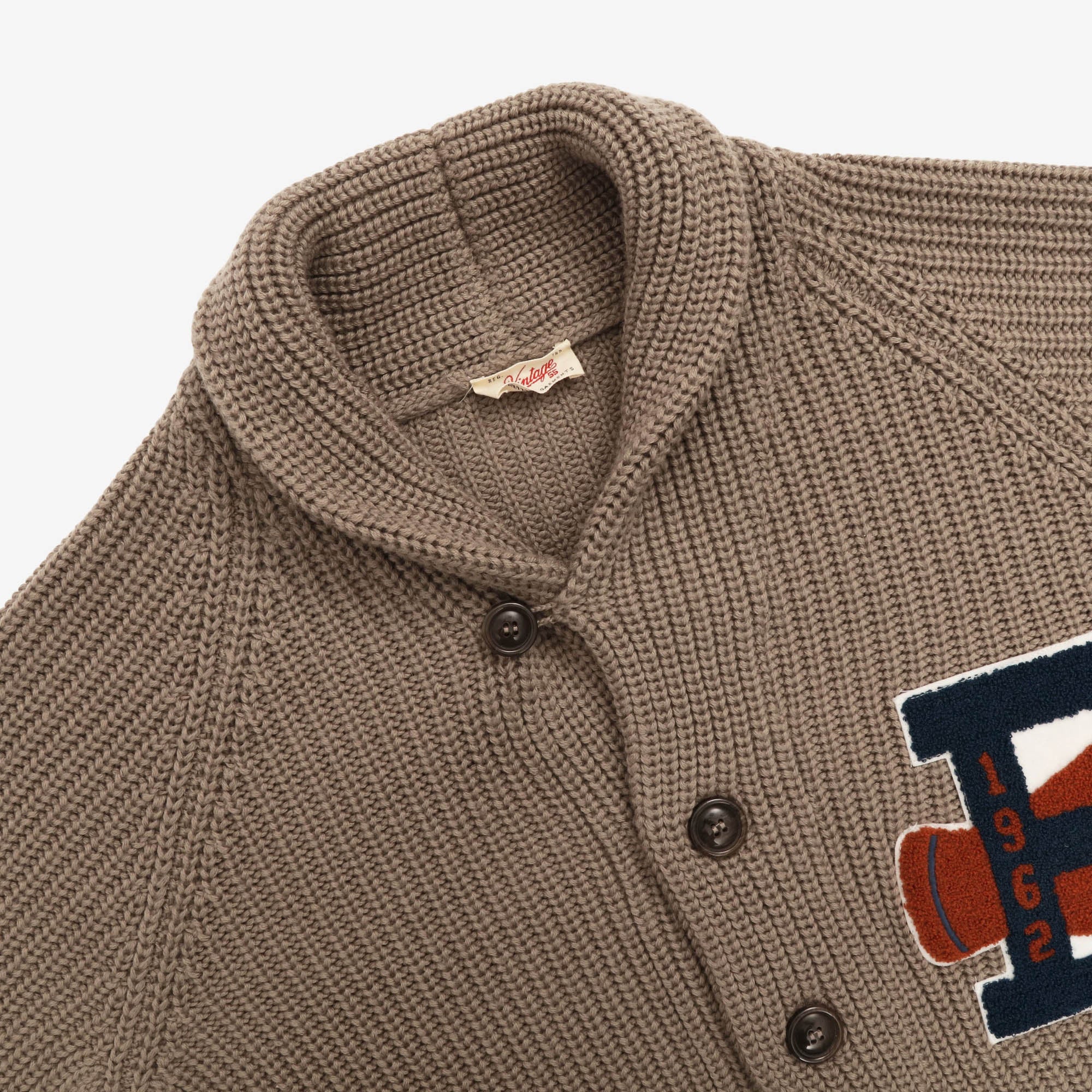 Vintage 55 Varsity Wool Cardigan
