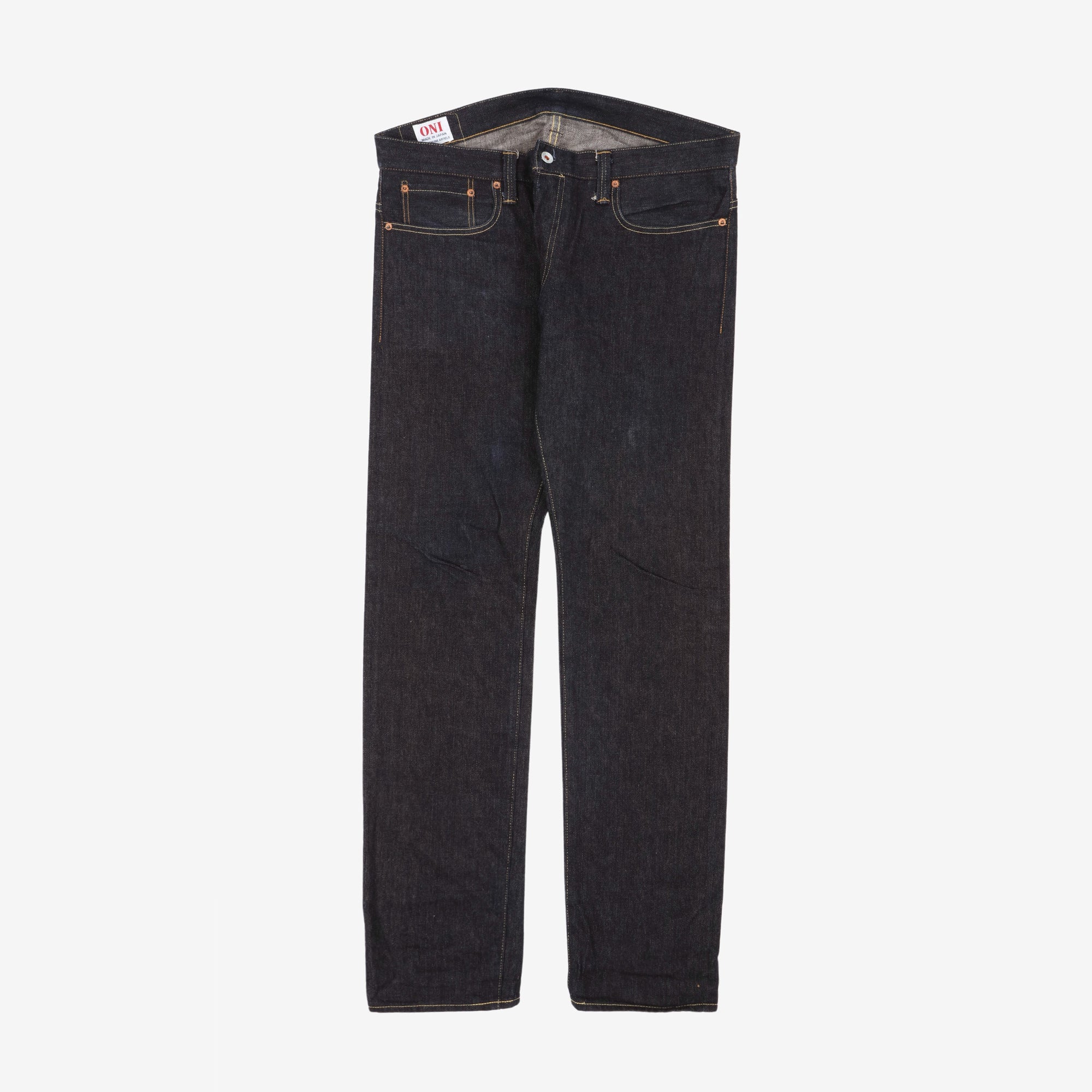 12.5oz Slim Straight Selvedge Denim (36W X 35L)