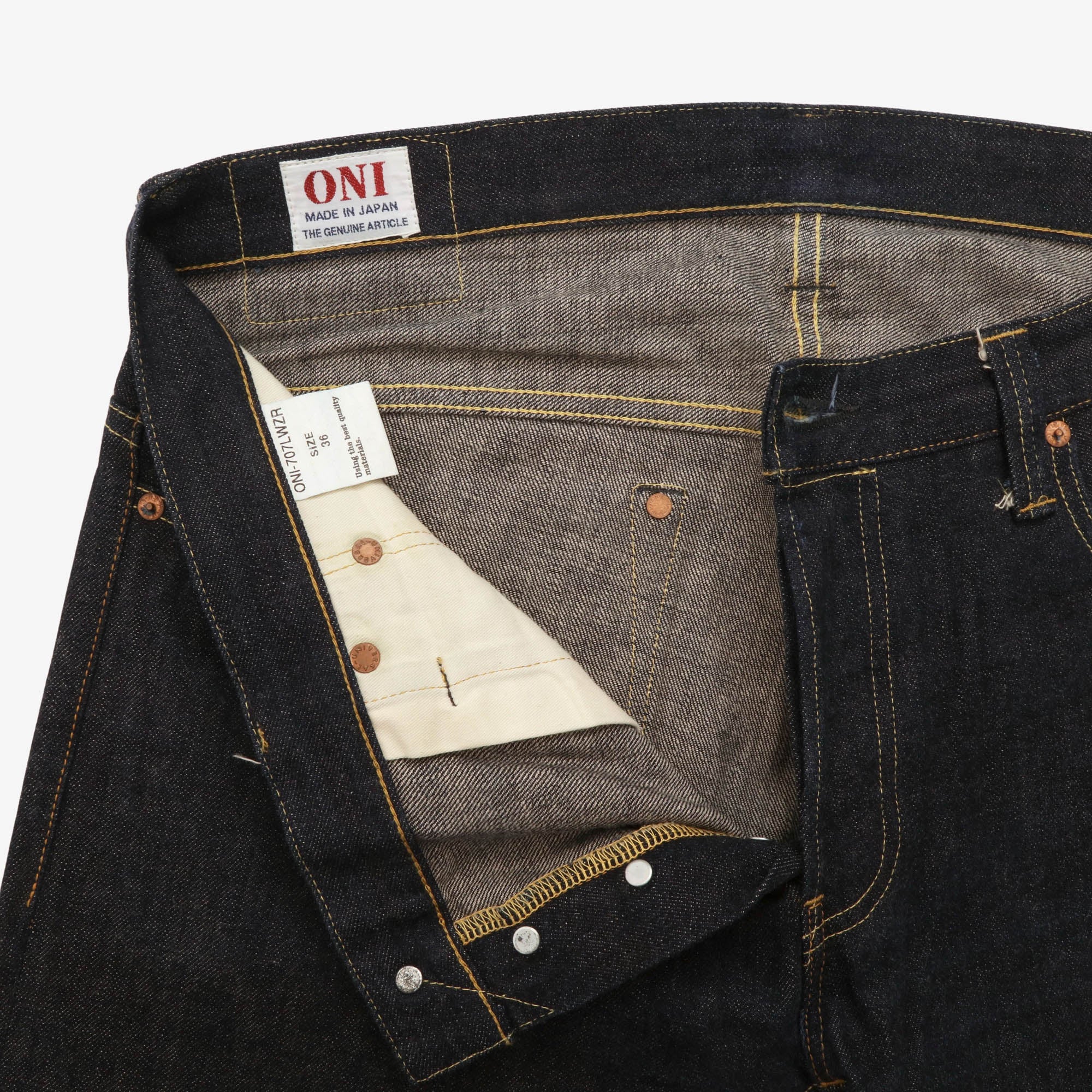 12.5oz Slim Straight Selvedge Denim (36W X 35L)