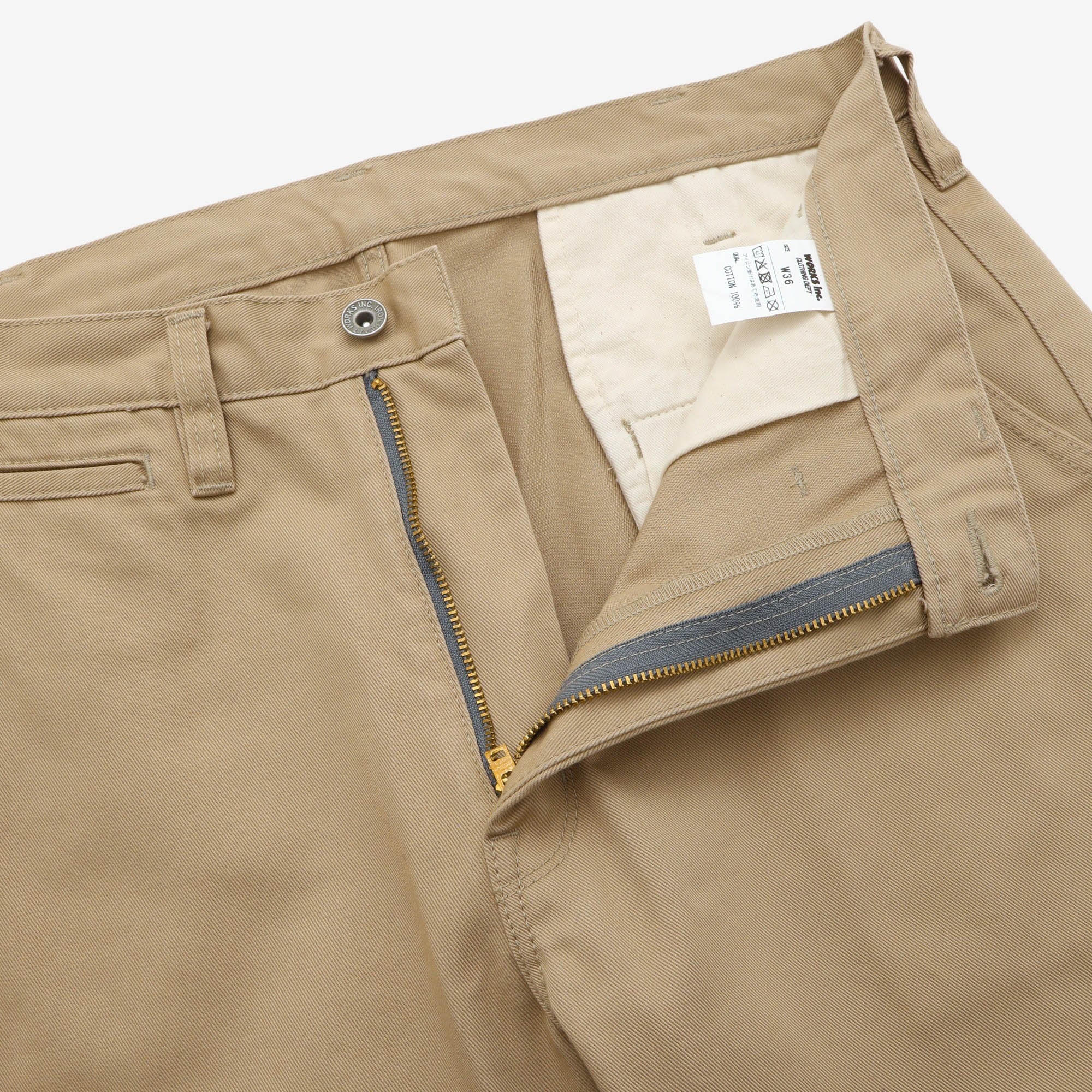 9oz Selvedge Relaxed Tapered Chinos (35W X 30.5L)