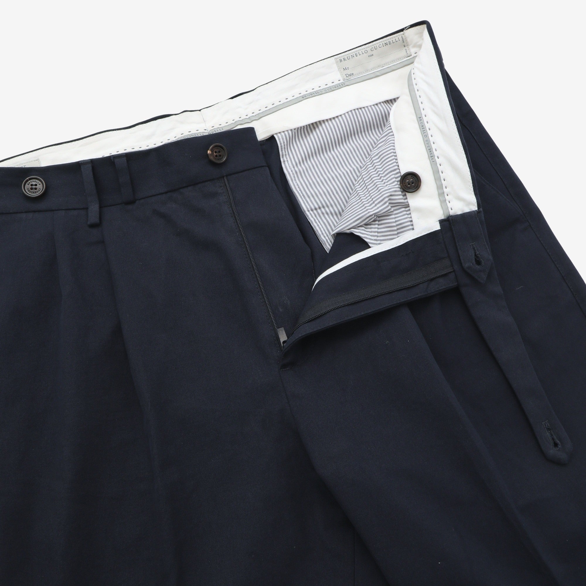 Leisure Fit Pleated Officer Trousers (36W X 27L)