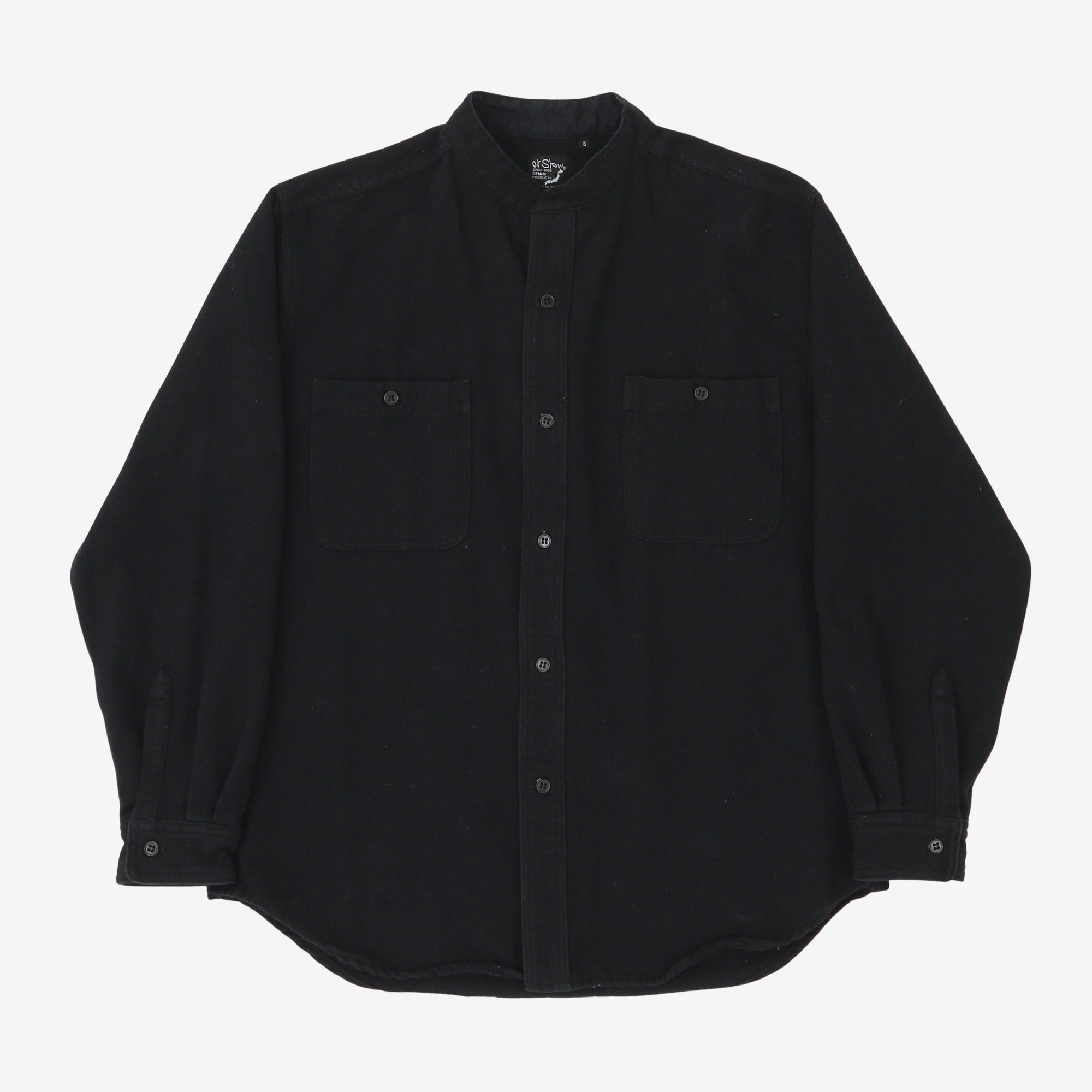 Wool Blend HBT Stand Work Shirt