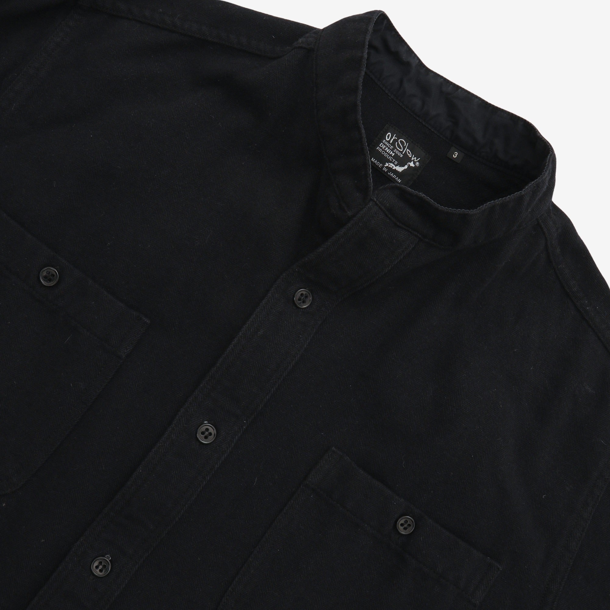Wool Blend HBT Stand Work Shirt