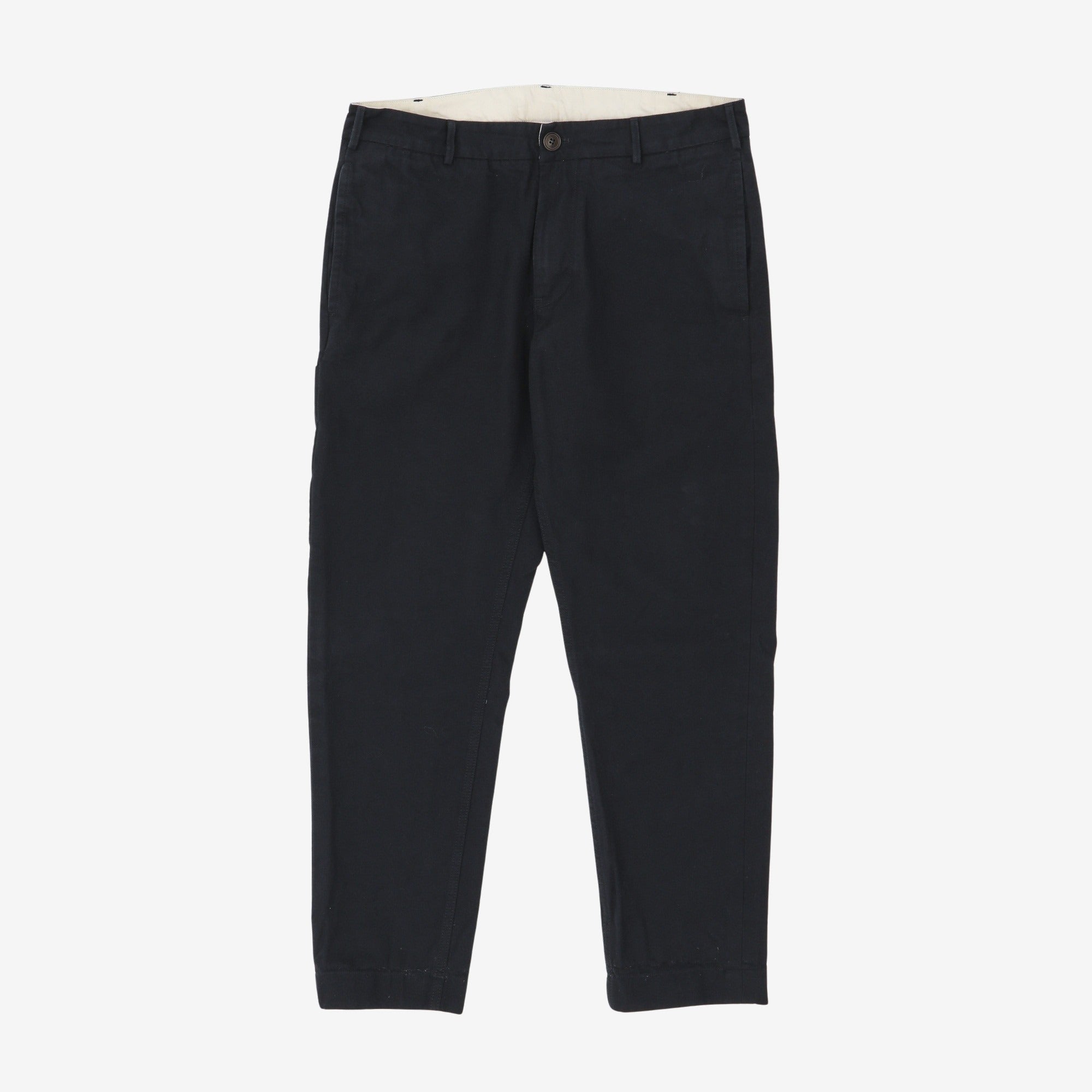 Wool Blend Twill Trousers (34W X 27L)