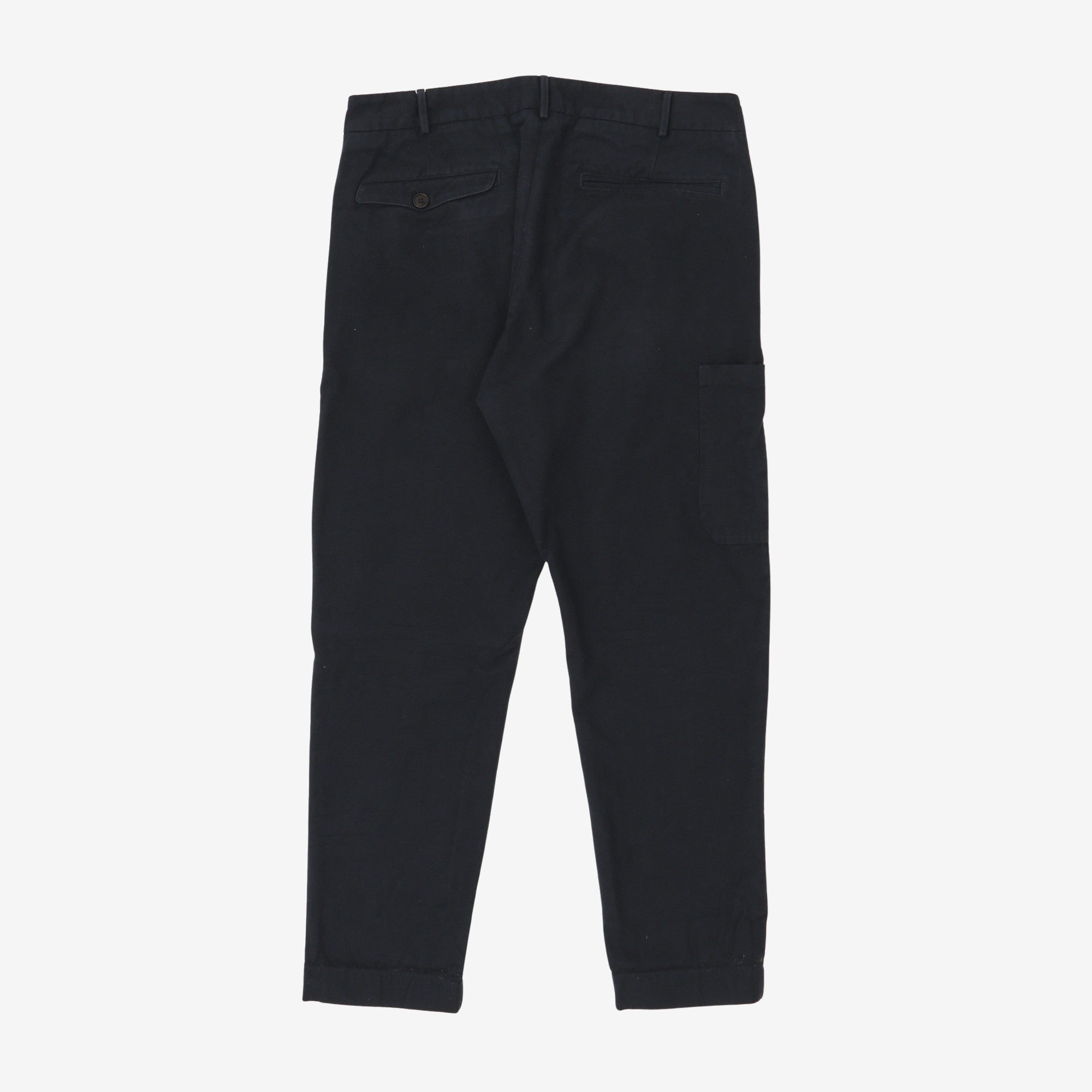 Wool Blend Twill Trousers (34W X 27L)