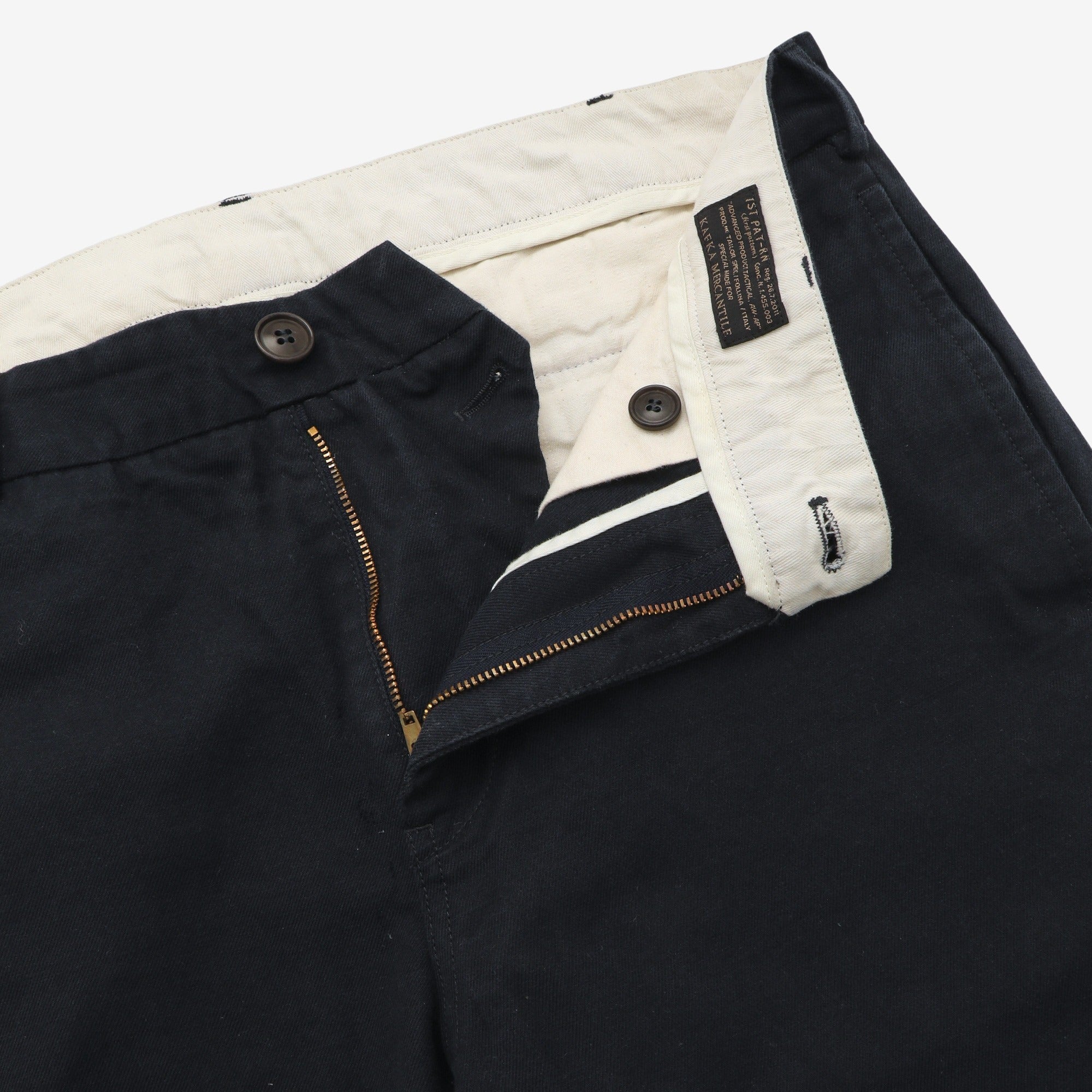 Wool Blend Twill Trousers (34W X 27L)