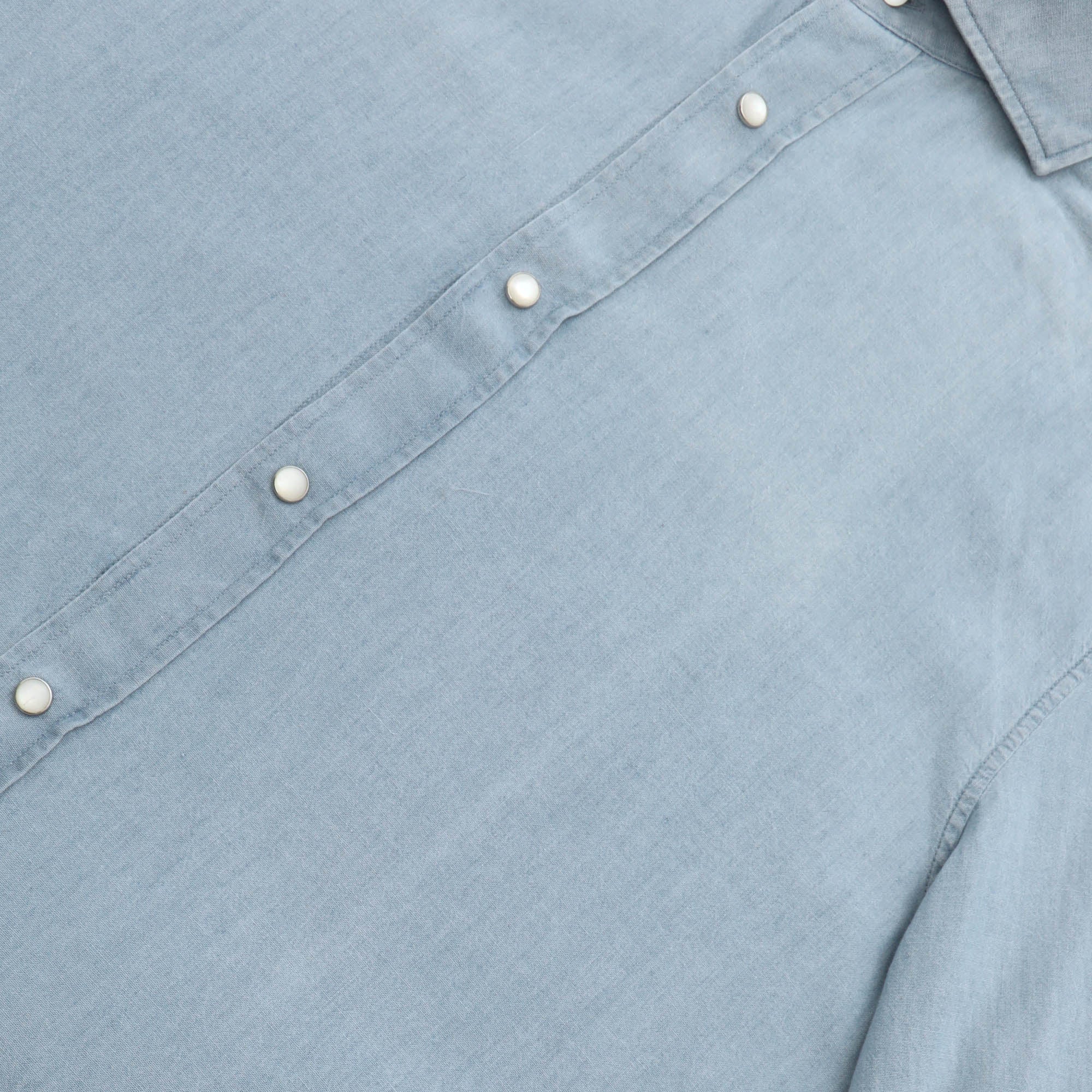 Pearl Snap Easy Fit Denim Shirt