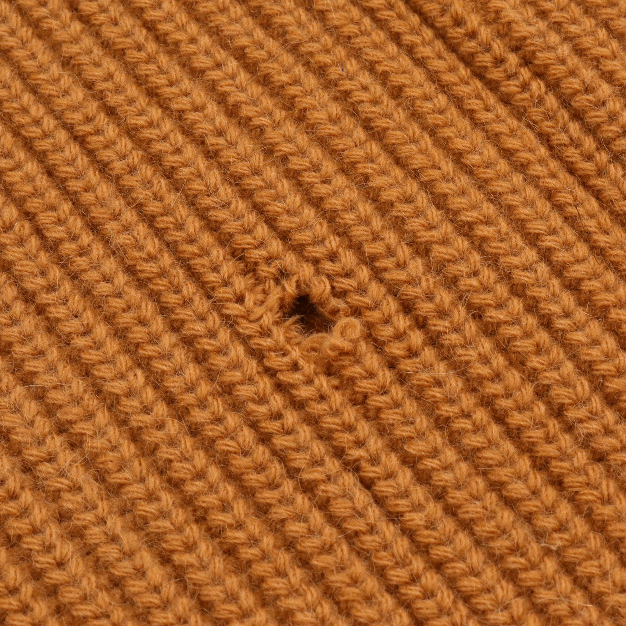 ALD Open Collar Ribbed Knit Sweater