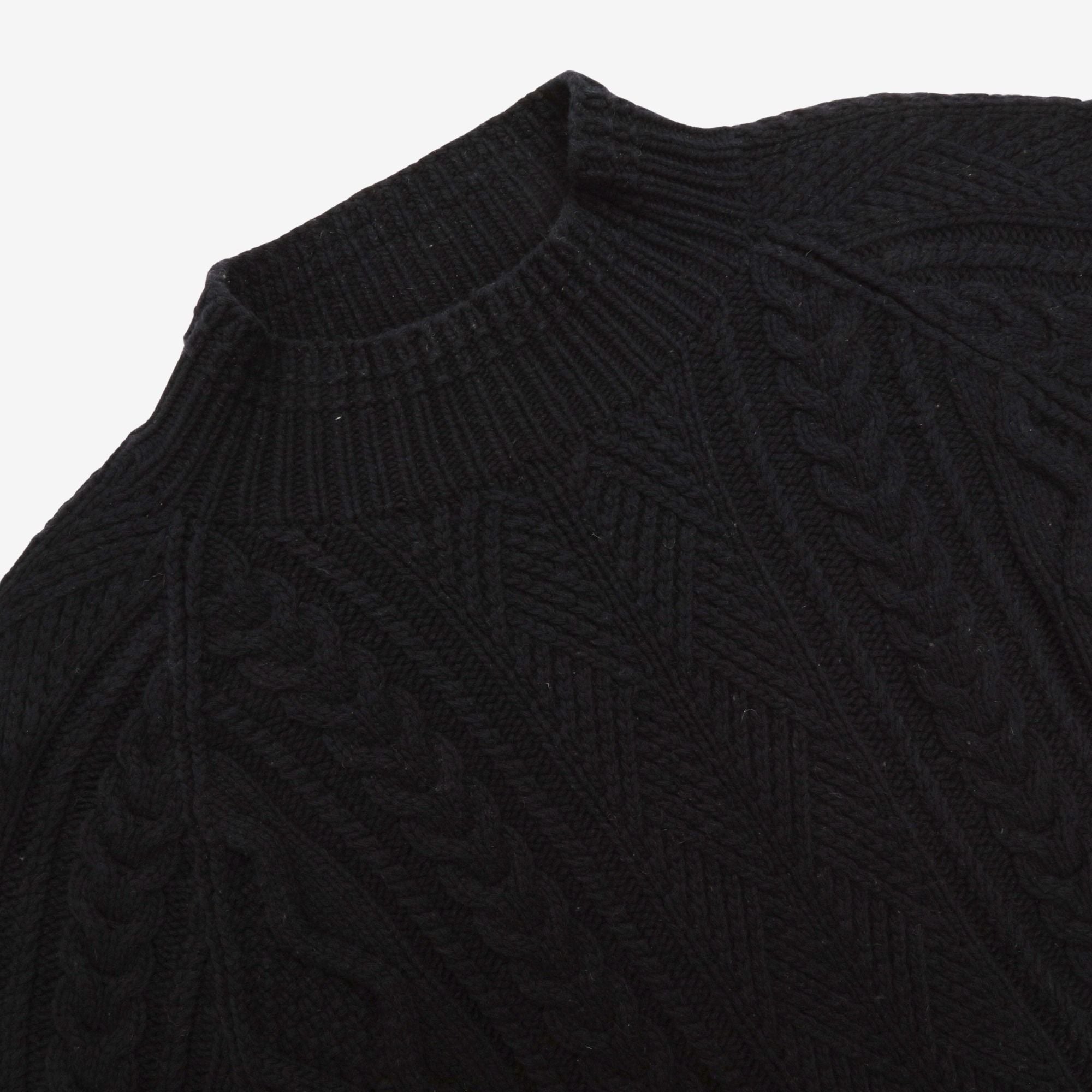 Wool Cable Knit Sweater