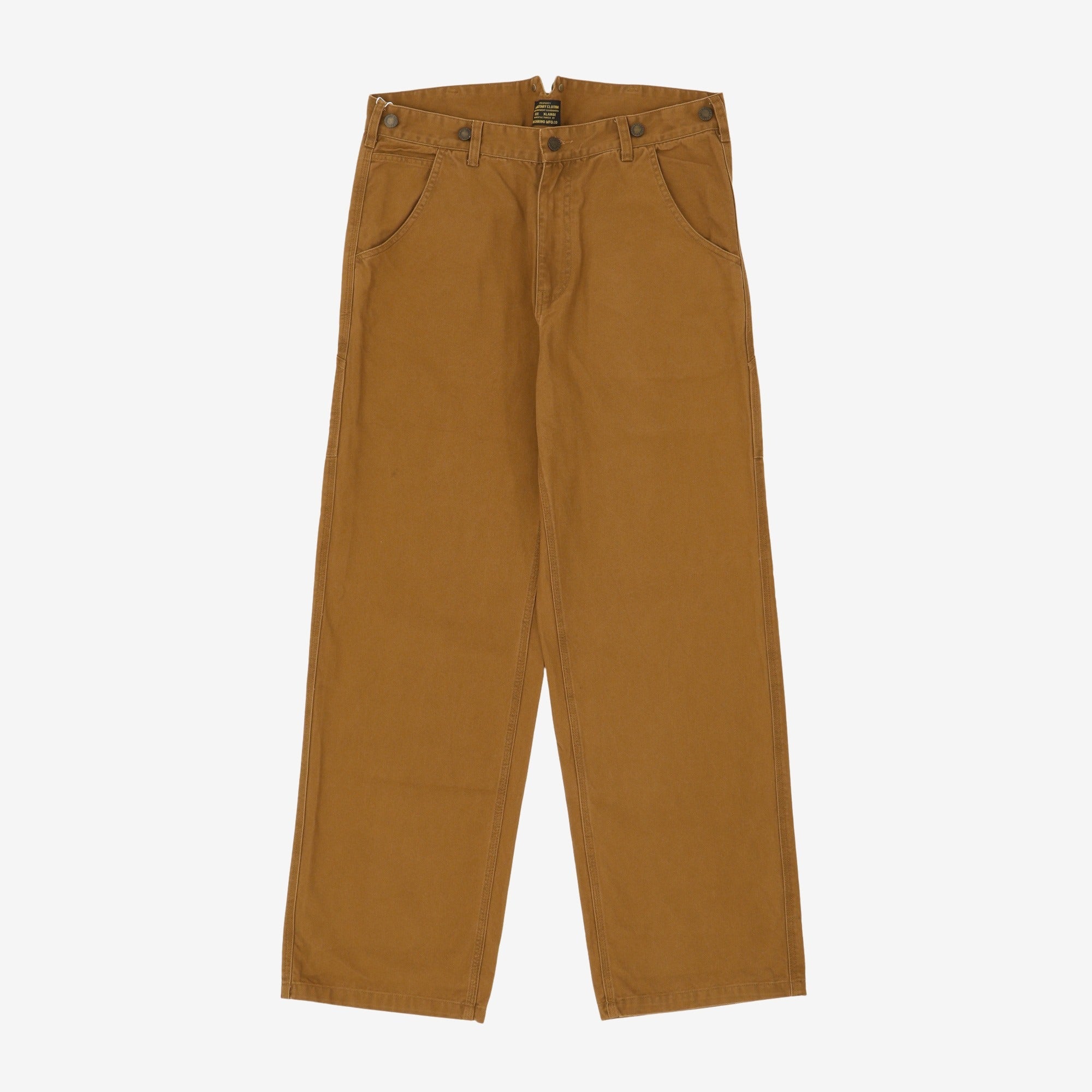 Cinch Back Canvas Railway Pants (36W X 31.5L)