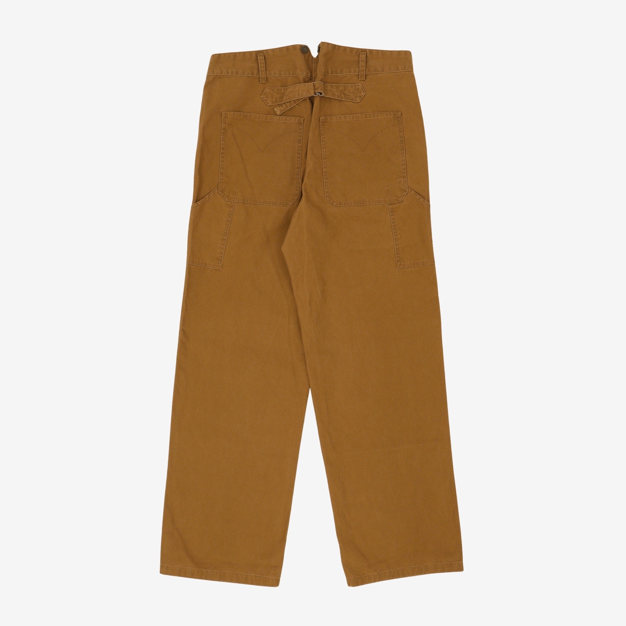 Cinch Back Canvas Railway Pants (36W X 31.5L)
