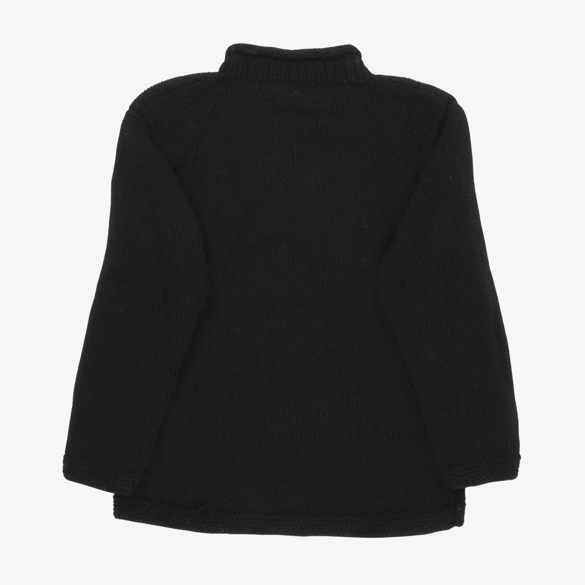 Wool Hand Knit Crewneck Sweater