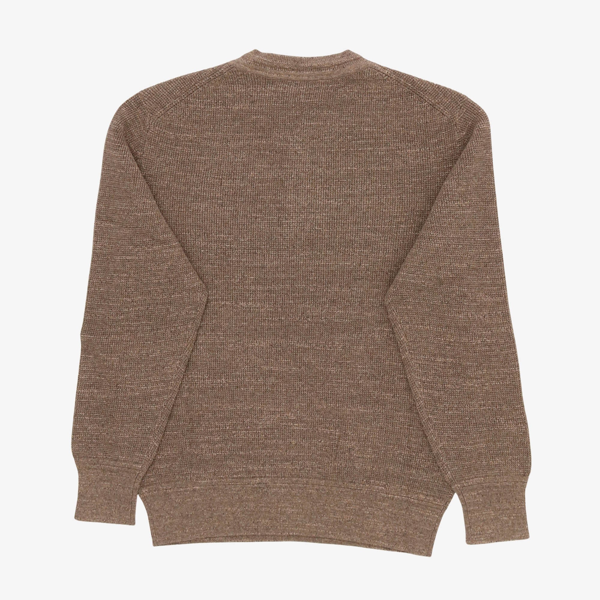 Textured Melange Knit Henley