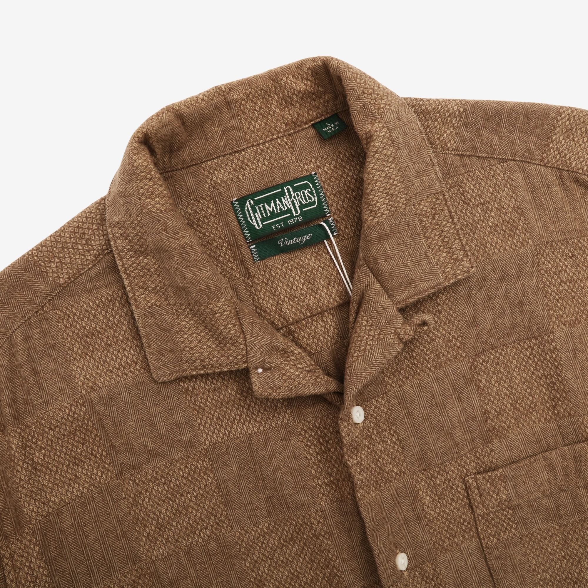 Patchwork LS Camp Shirt