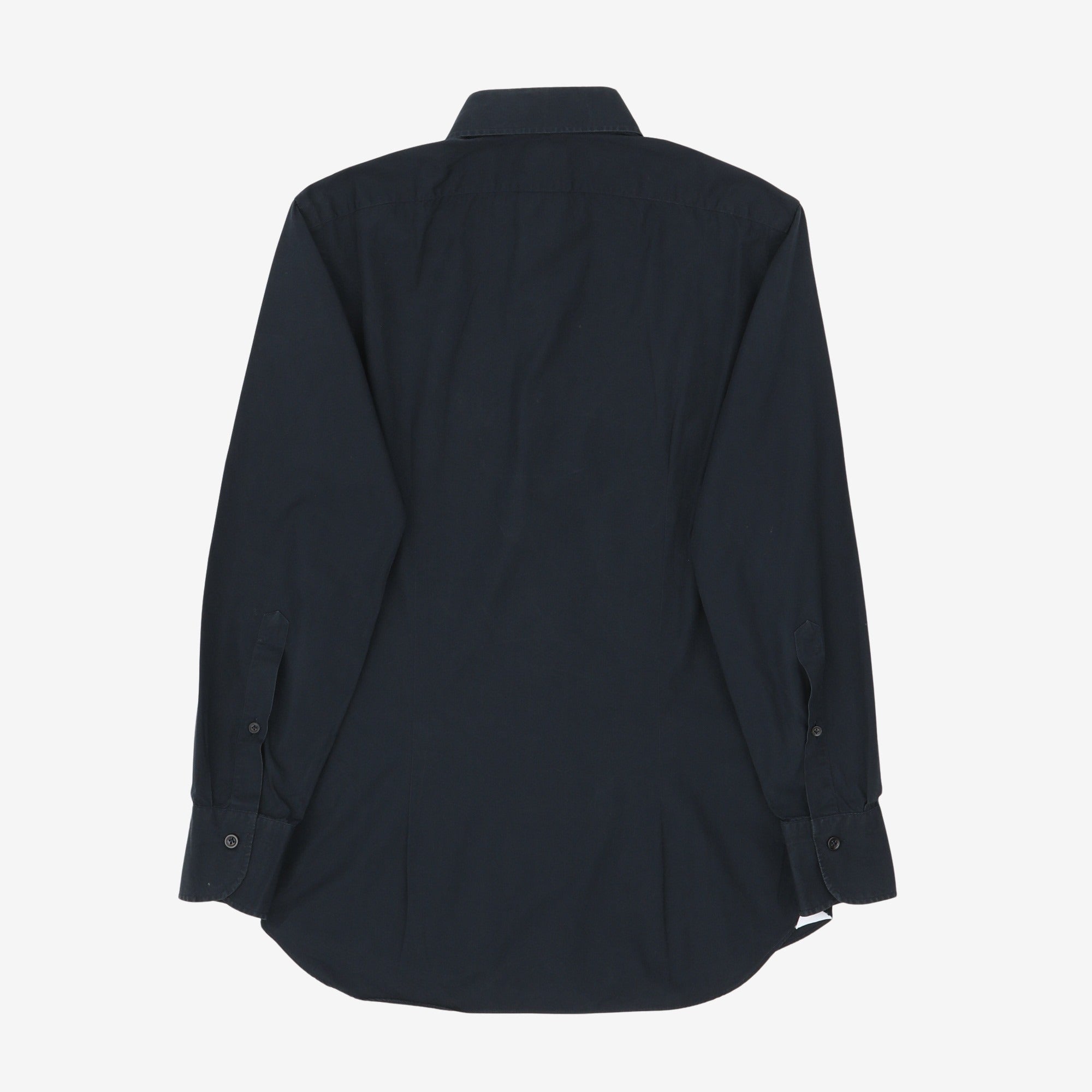 Spread Collar Poplin Shirt