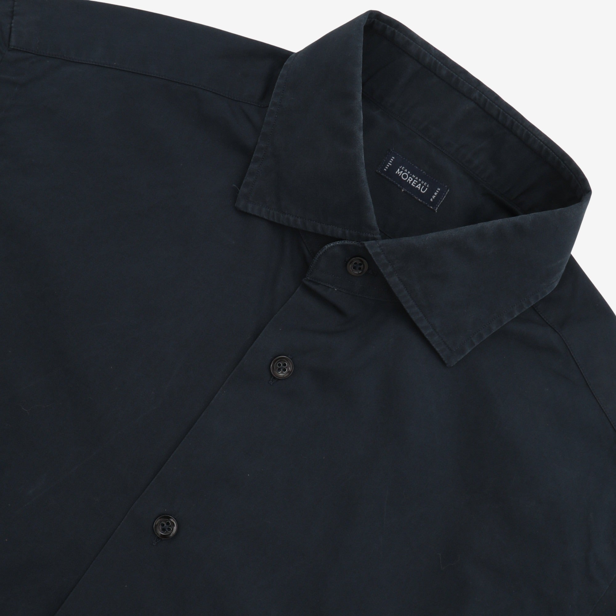 Spread Collar Poplin Shirt