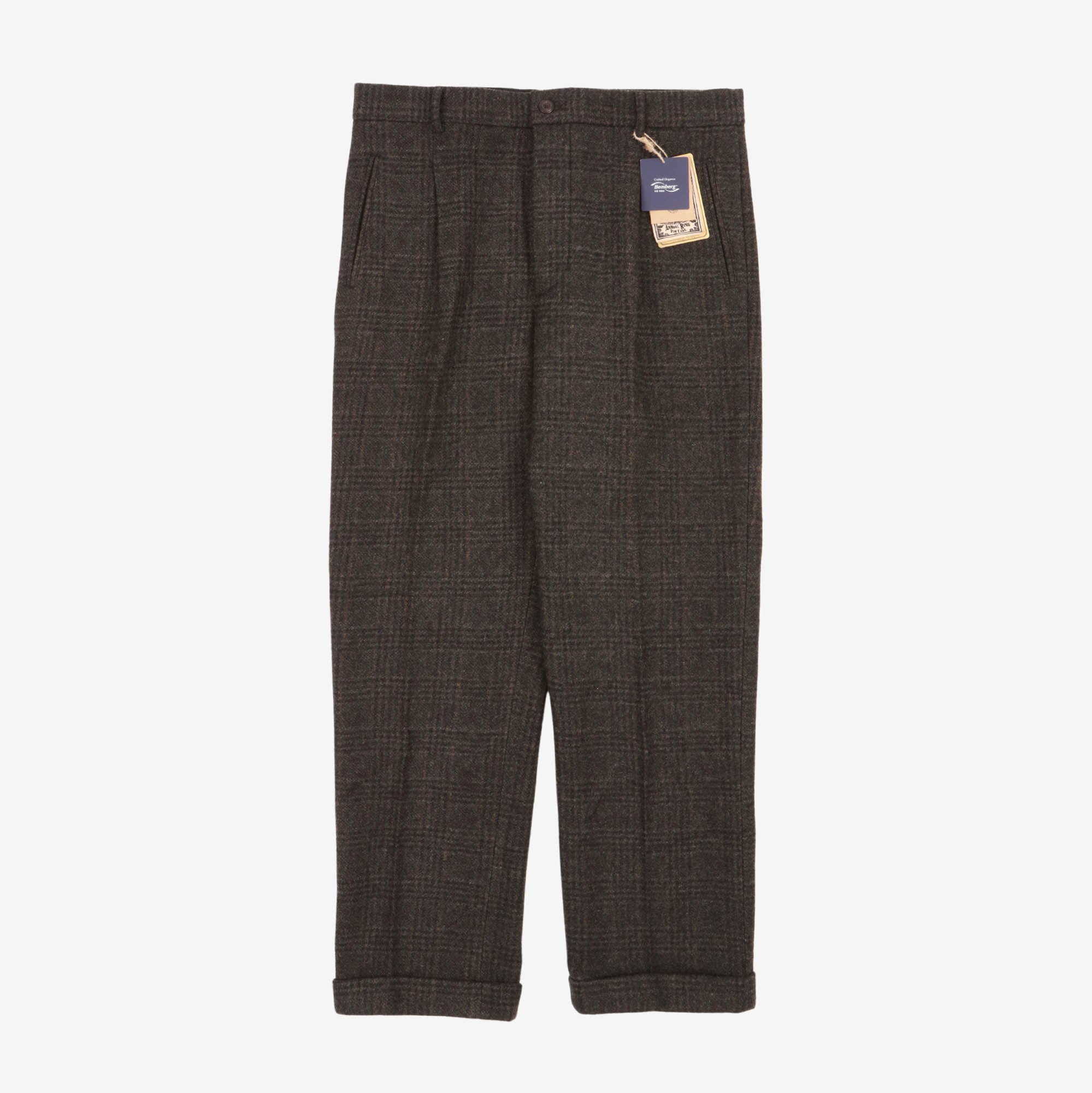 Herringbone Wool Trousers (36W X 30L)