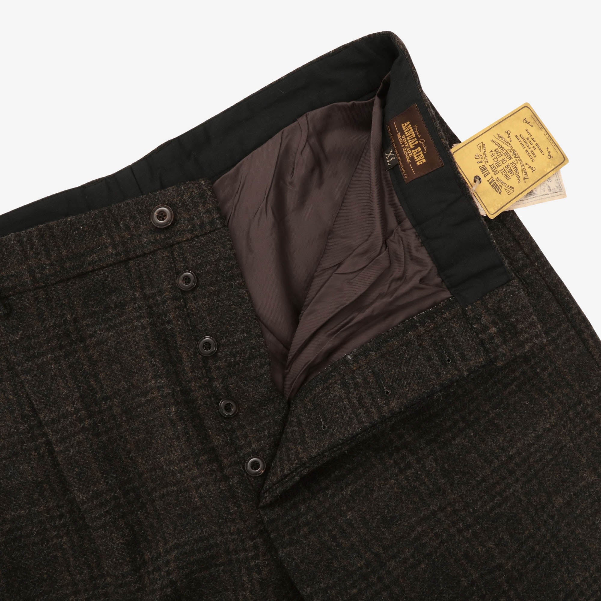 Herringbone Wool Trousers (36W X 30L)