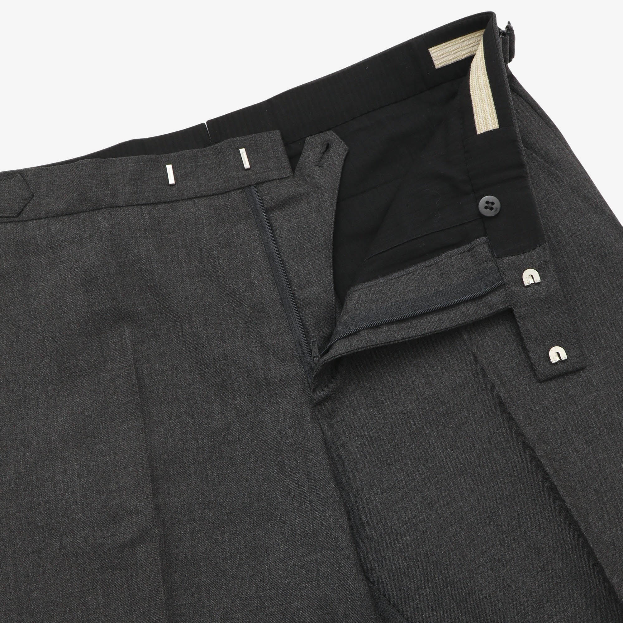 Bespoke Wool Tailored Trousers (32W X 28L)