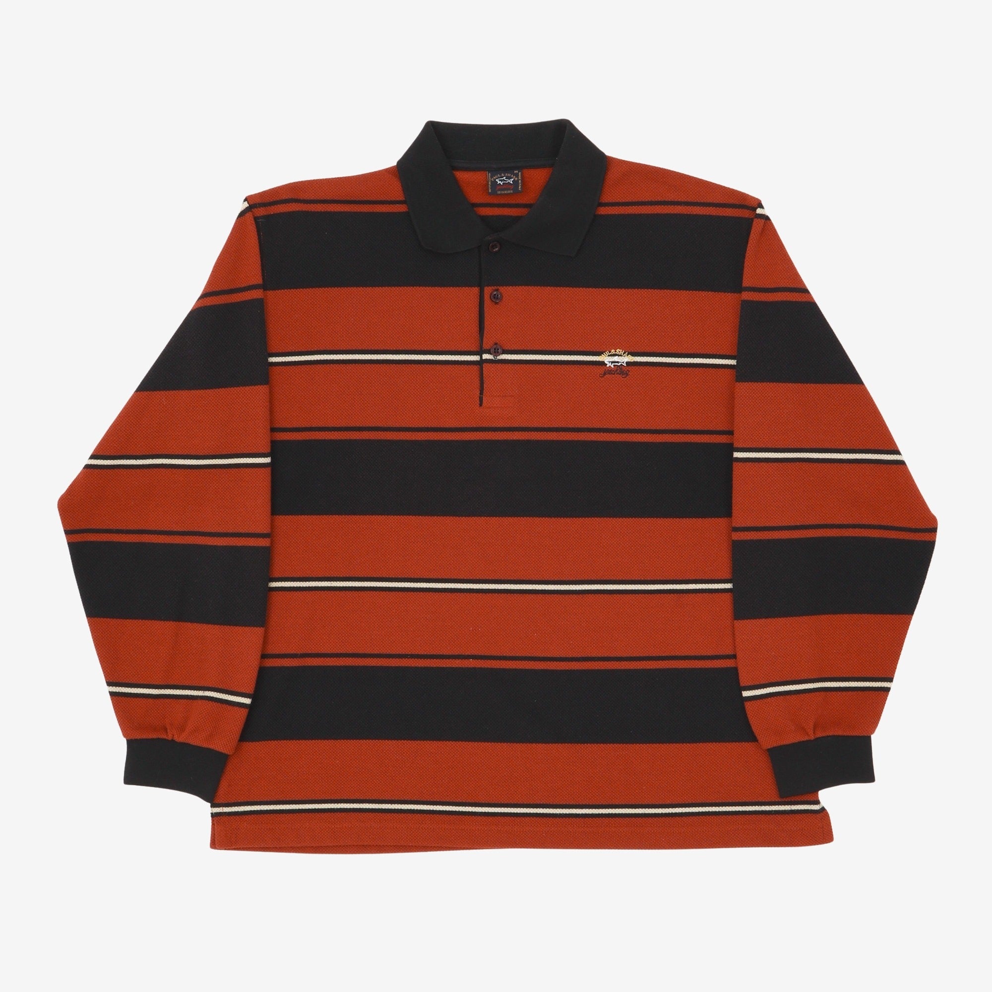 Striped LS Polo