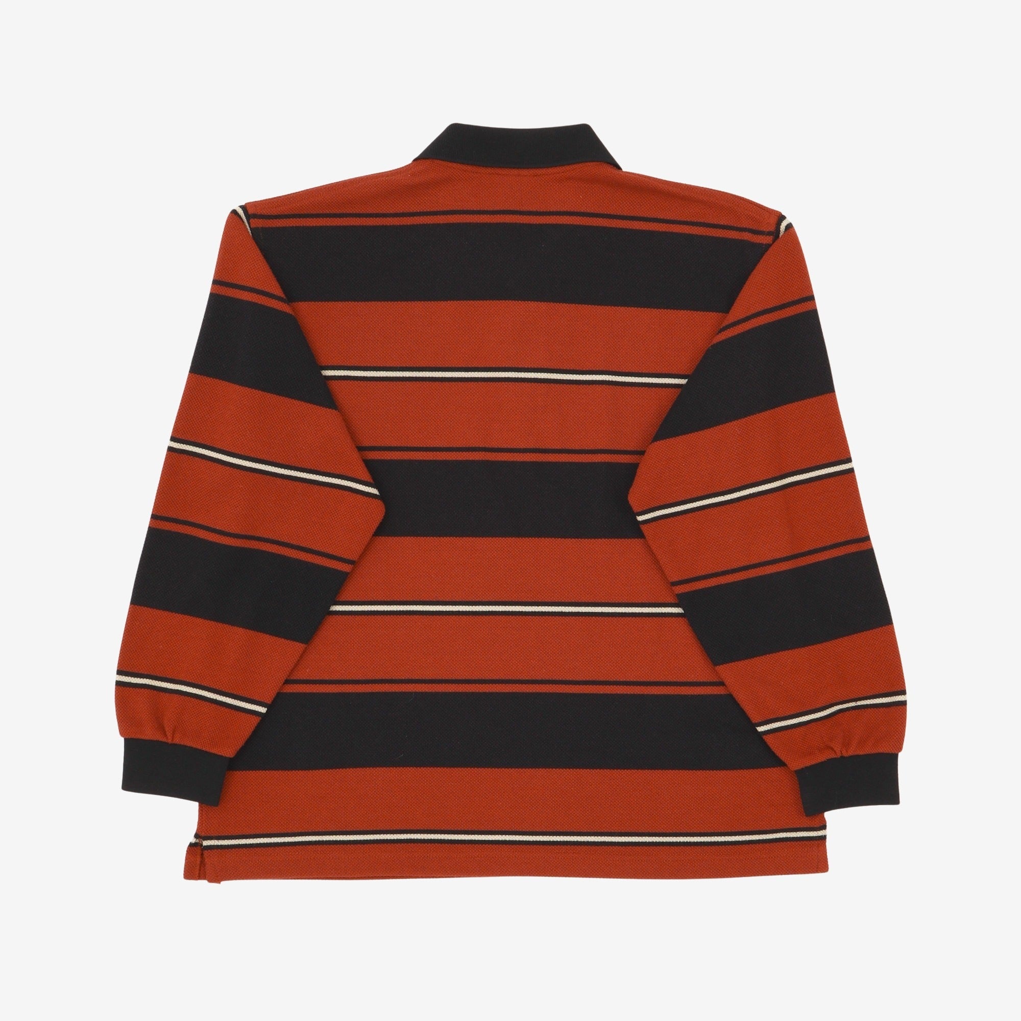 Striped LS Polo